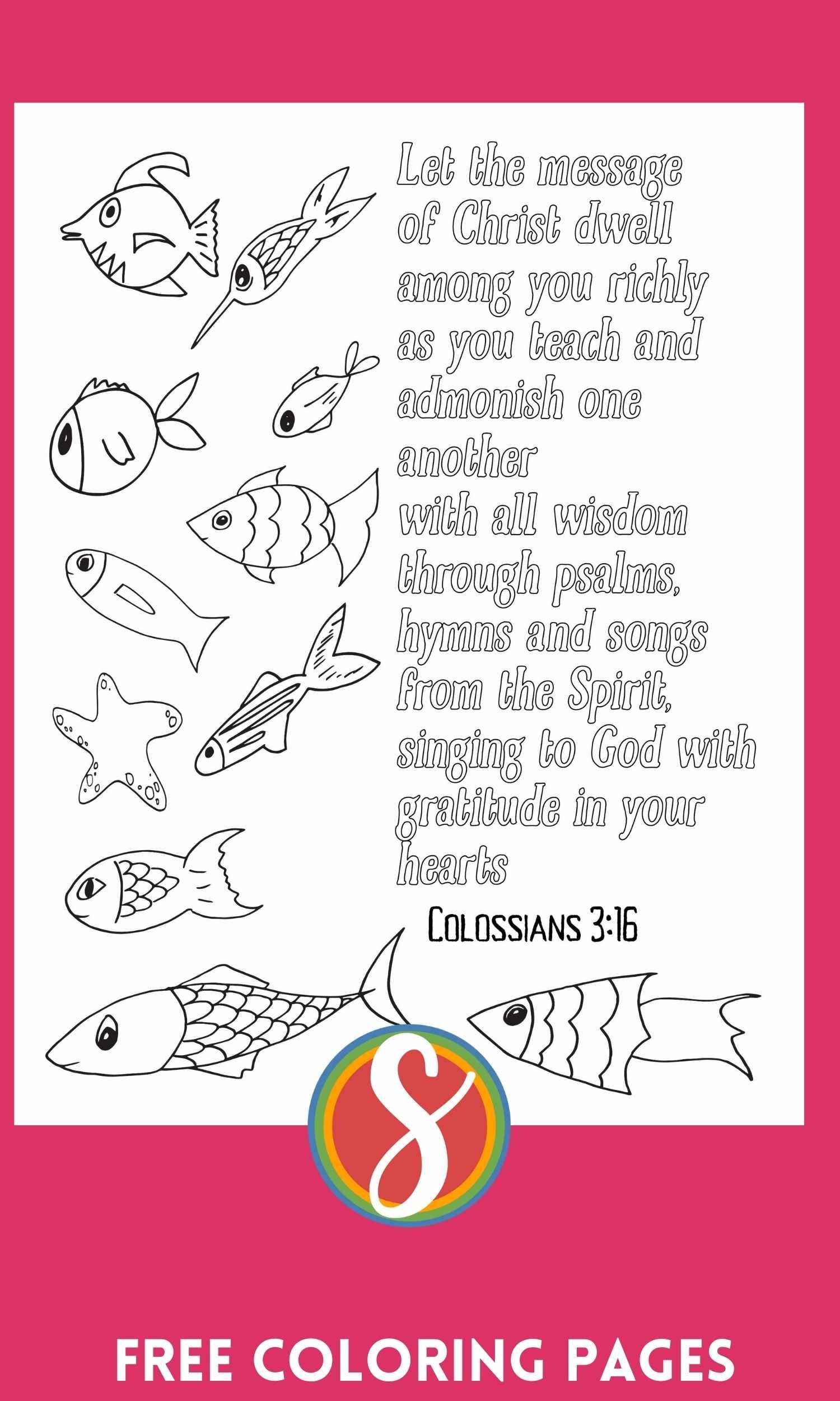 Free Colossians Bible Coloring Pages Stevie Doodles Free Printable Coloring Pages