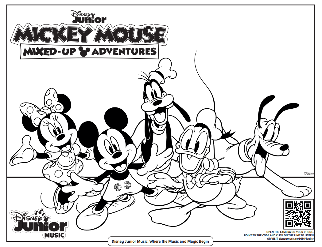 Free Disney Junior Tots Coloring Pages Coloring Pages