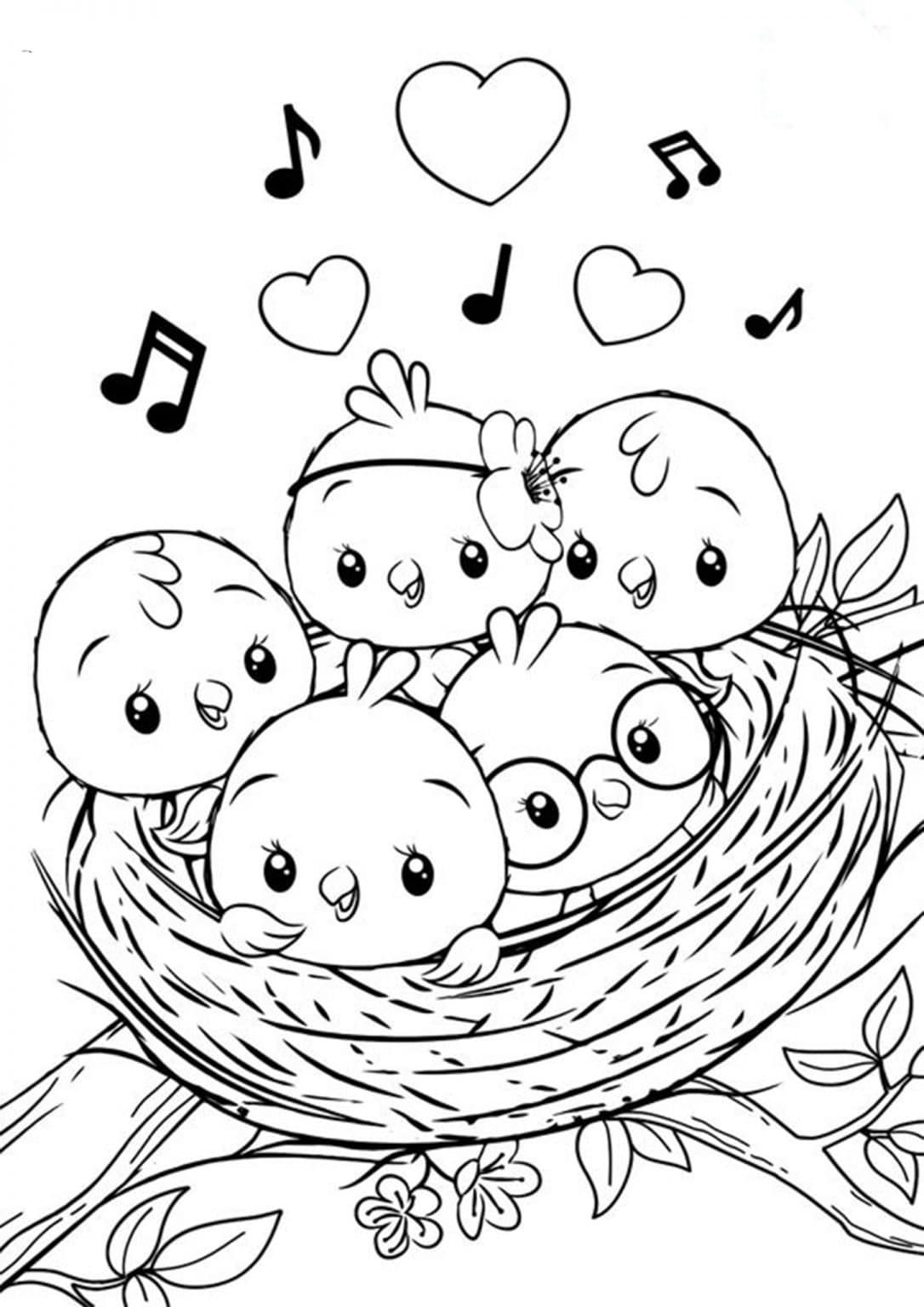 Free Easy To Print Bird Coloring Pages Bird Coloring Pages Cute Coloring Pages Coloring Pages