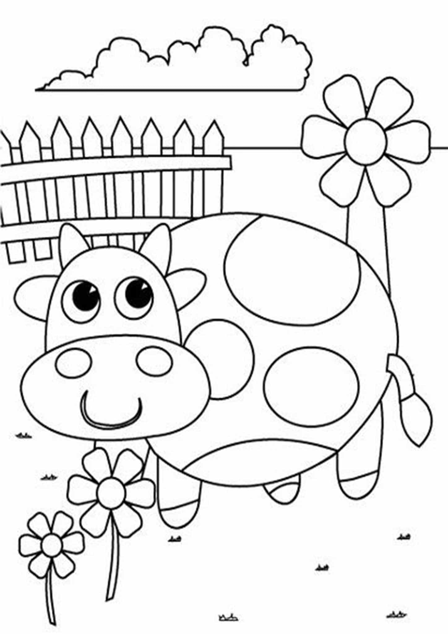 Free Easy To Print Cute Coloring Pages Tulamama