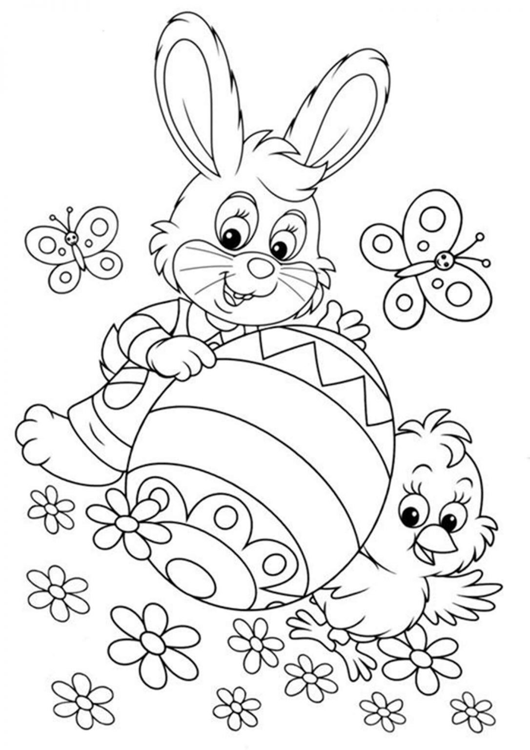 Easter Coloring Page Printable