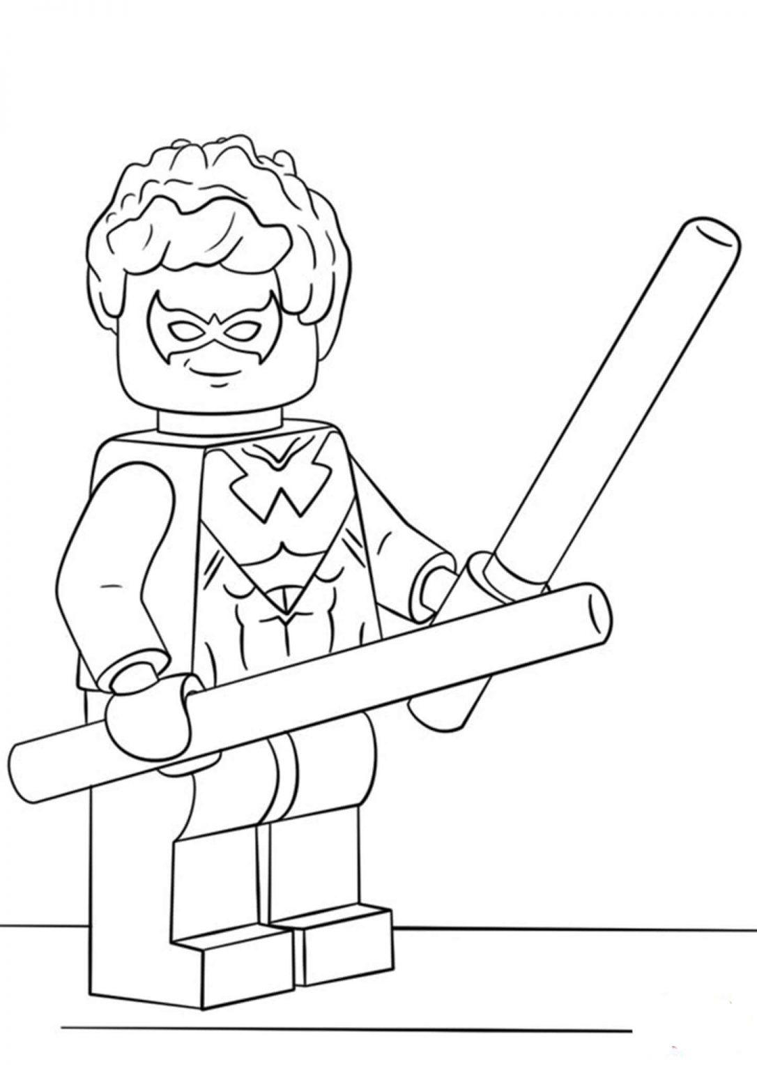 Printable Lego Batman Coloring Pages