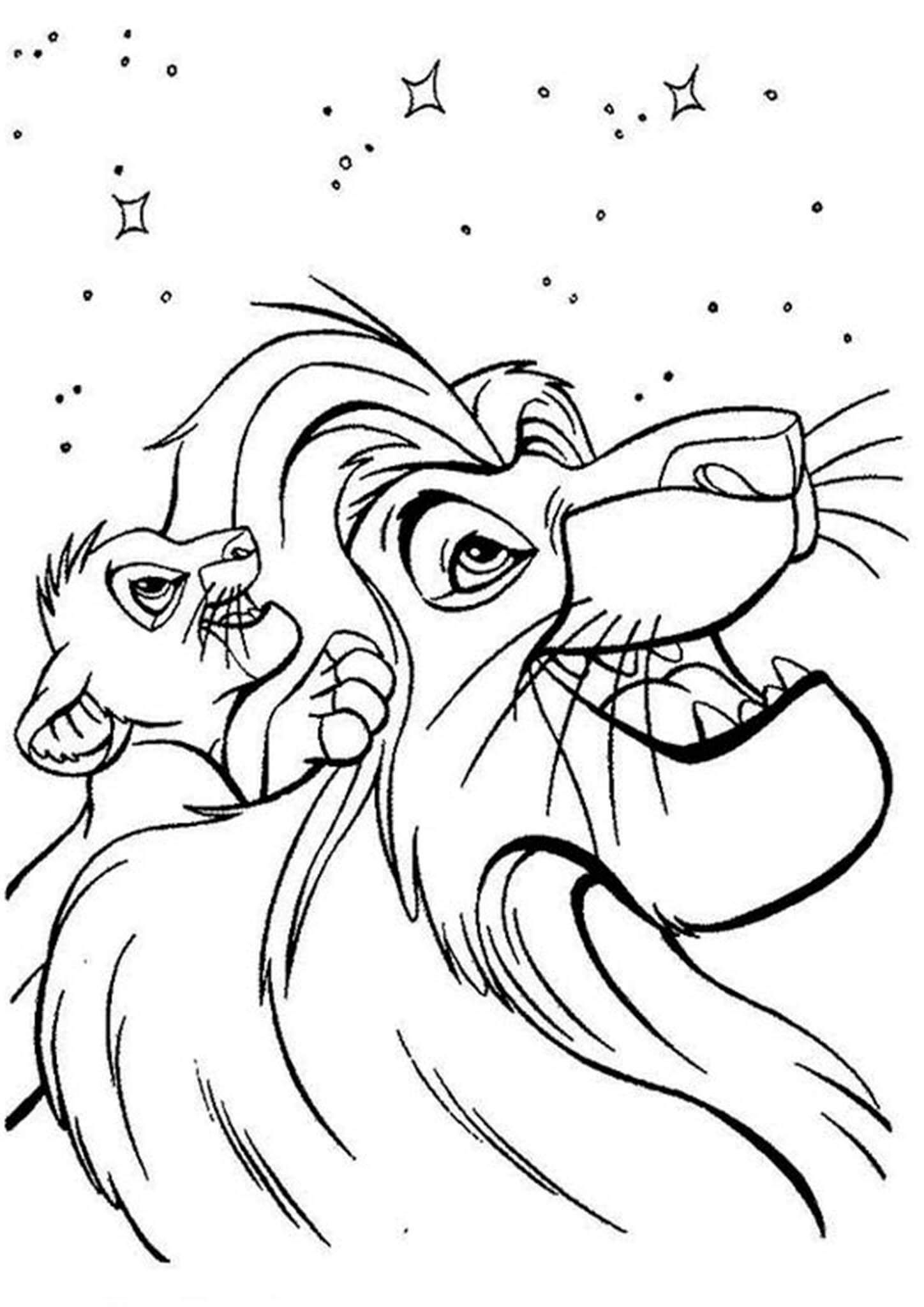Free Easy To Print Lion King Coloring Pages Lion King Drawings Lion King Art King Drawing