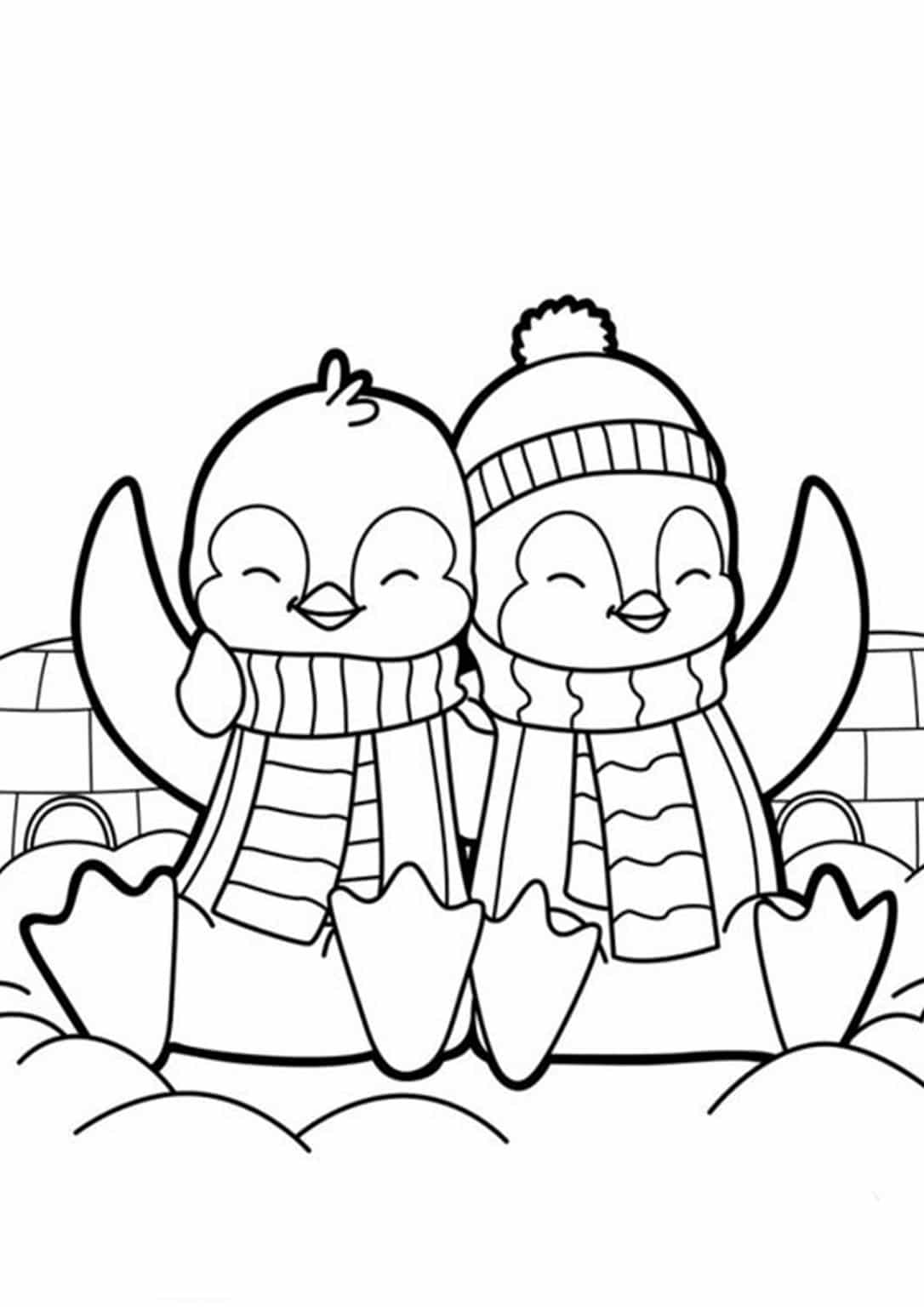 Free Easy To Print Penguin Coloring Pages Tulamama