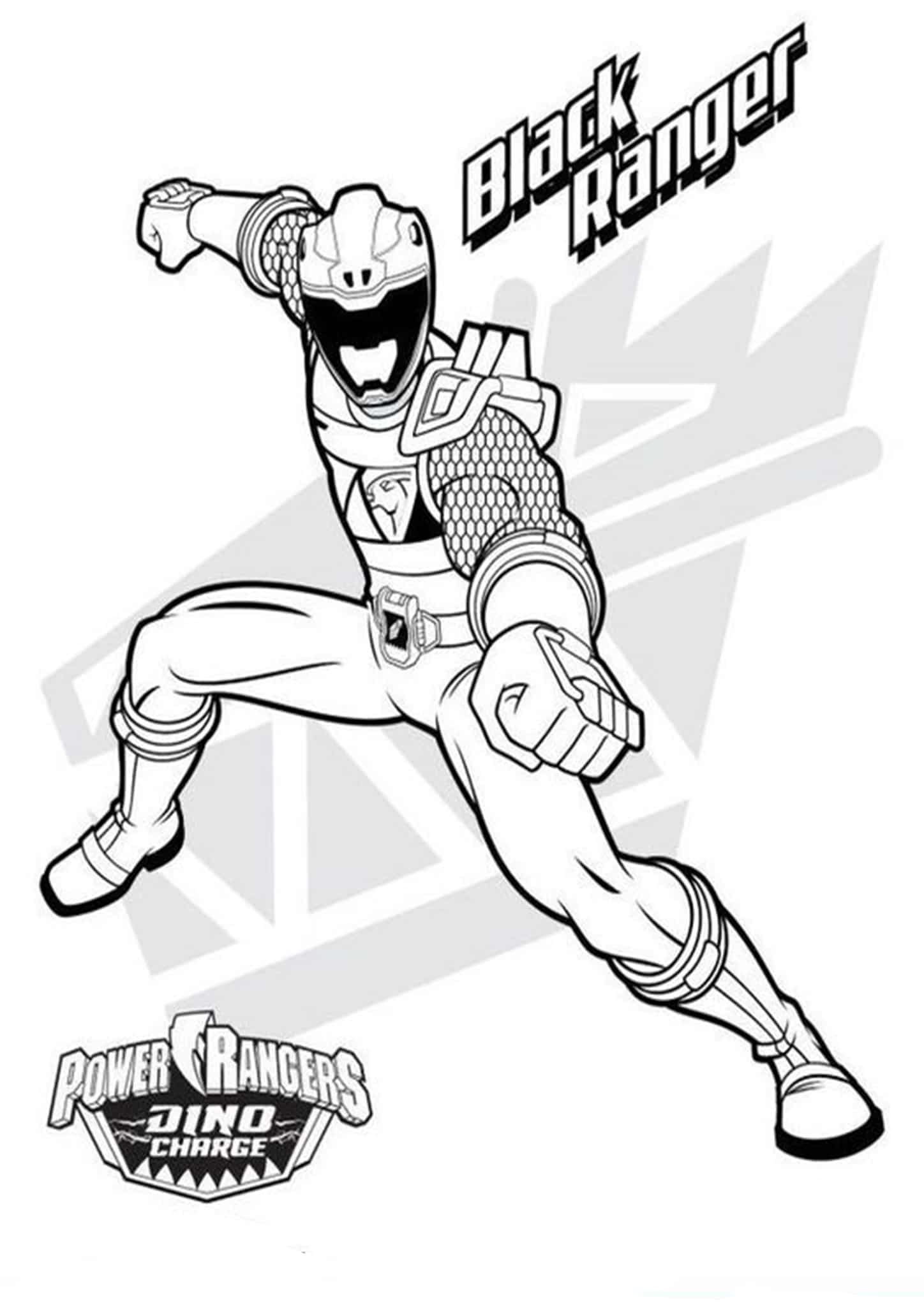 Power Rangers Printable Coloring Pages