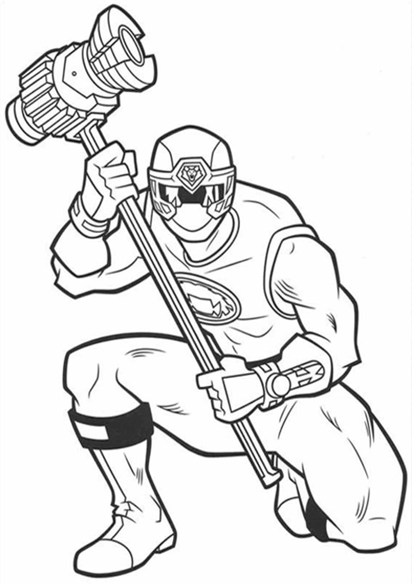 Free Easy To Print Power Rangers Coloring Pages Tulamama