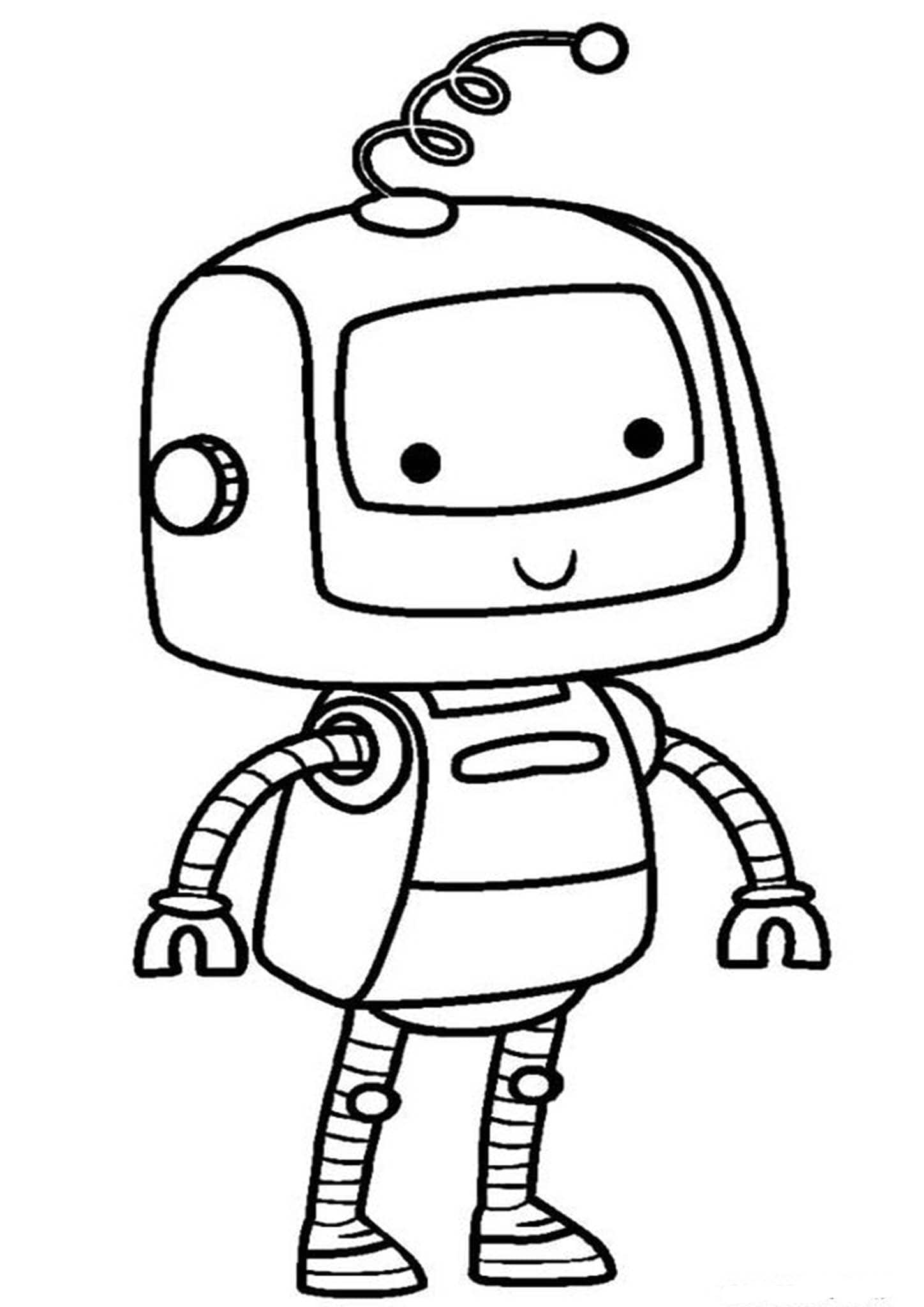 Free Printable Robot Coloring Pages