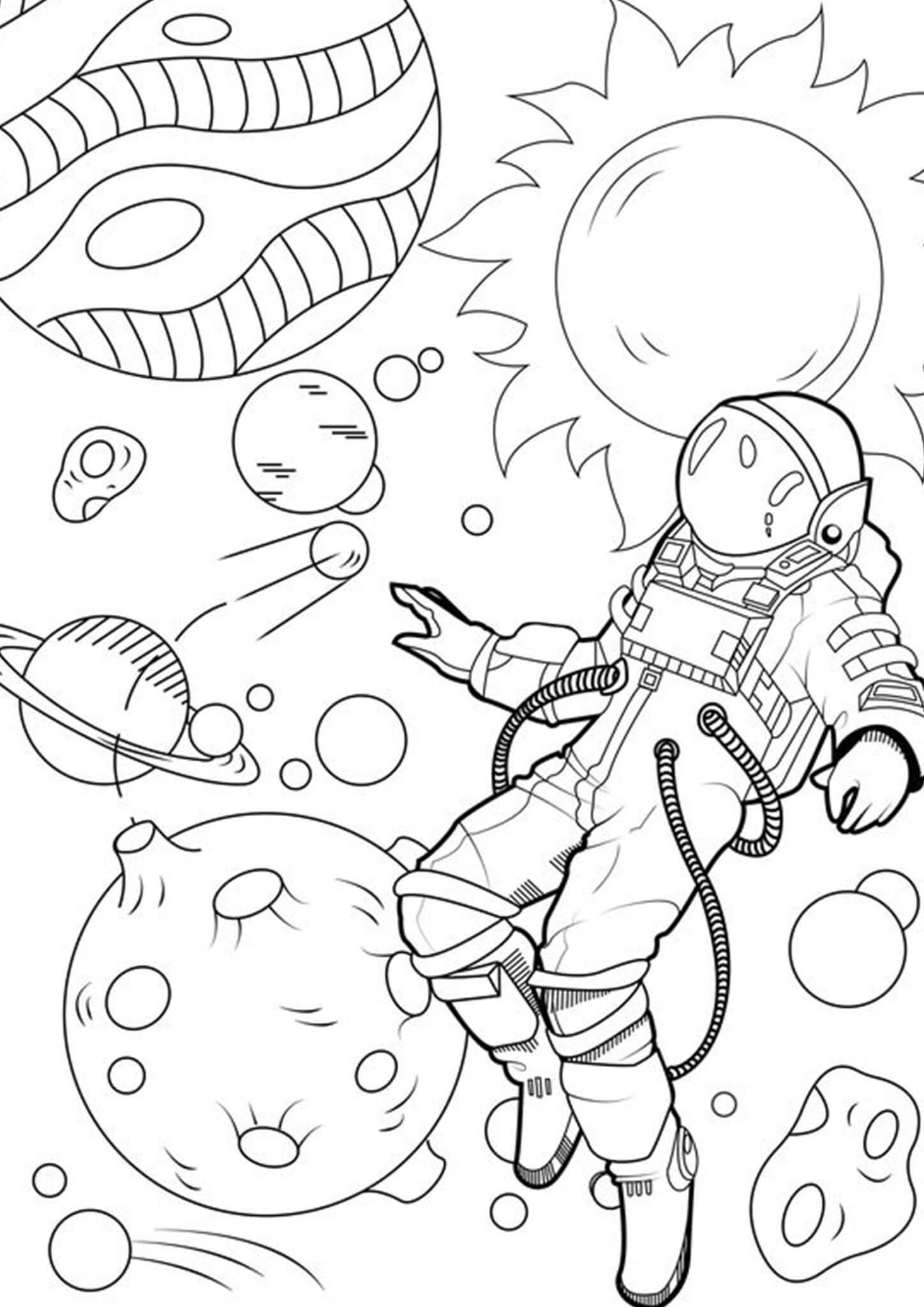 Free Easy To Print Space Coloring Pages Moon Coloring Pages Space Coloring Pages Free