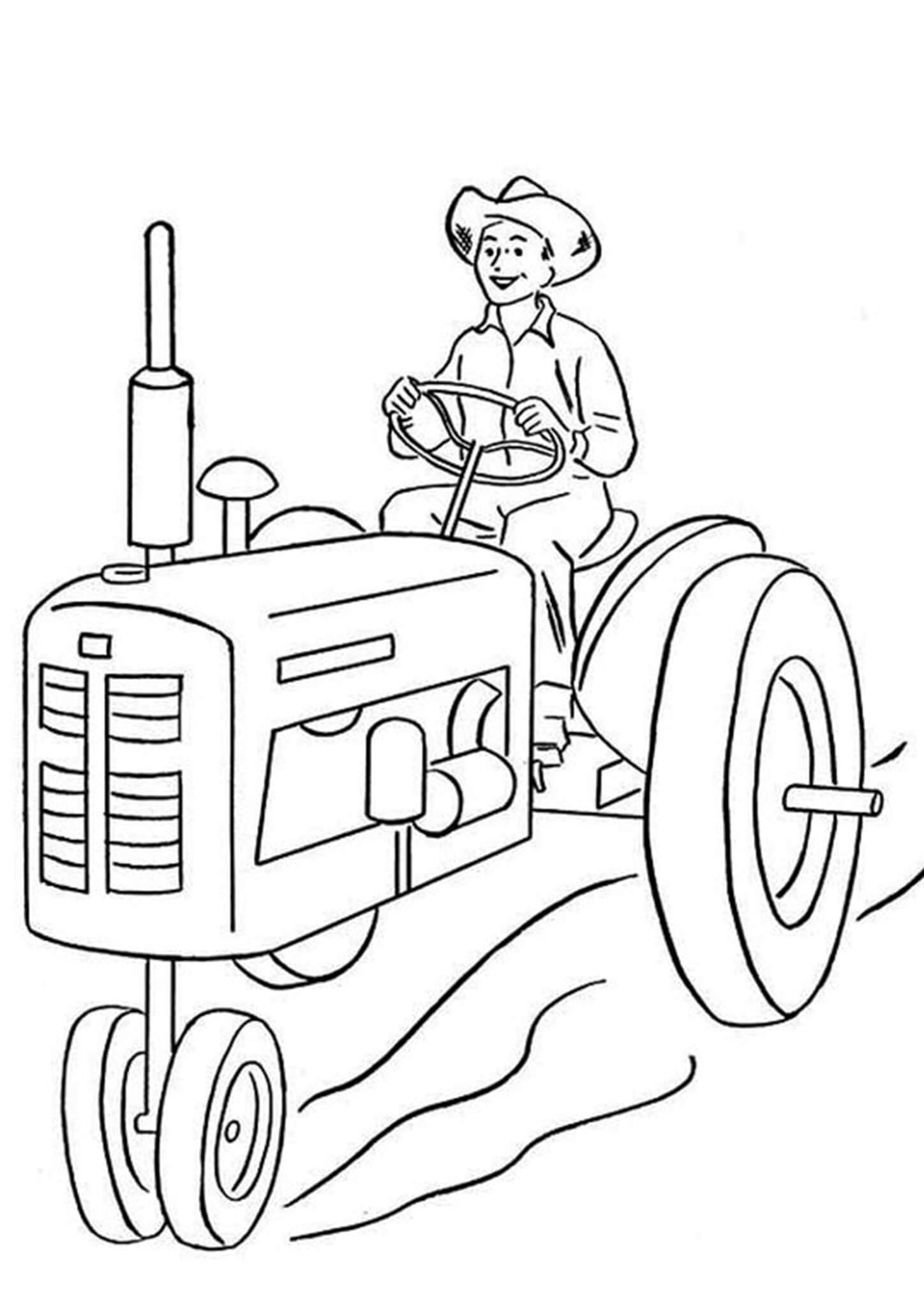 Free Easy To Print Tractor Coloring Pages Tulamama