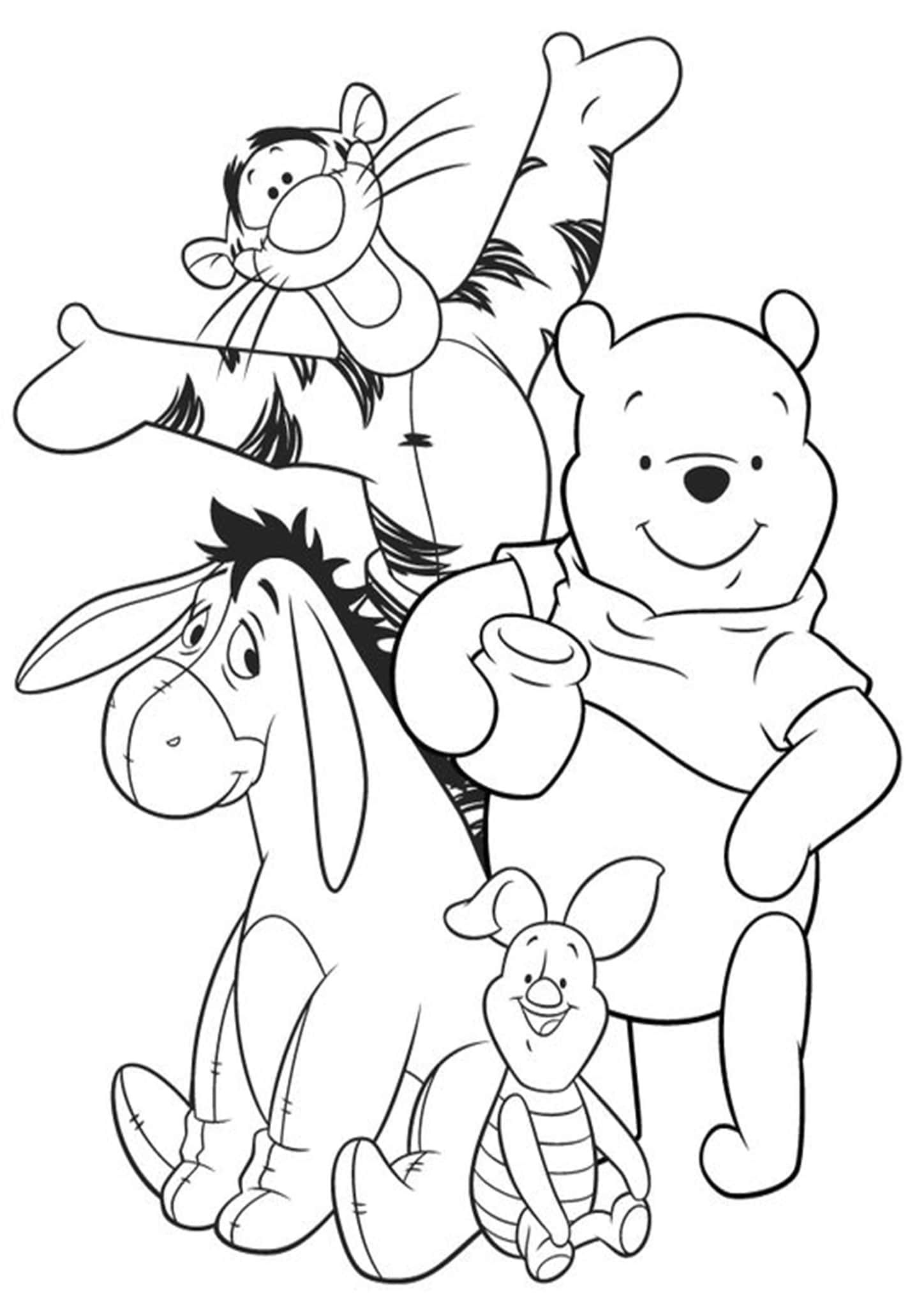 Printable Cartoon Coloring Pages