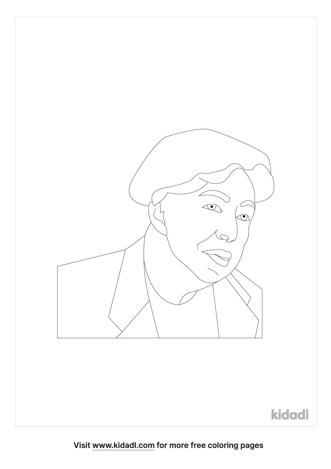 Eleanor Roosevelt Printable Coloring Pages