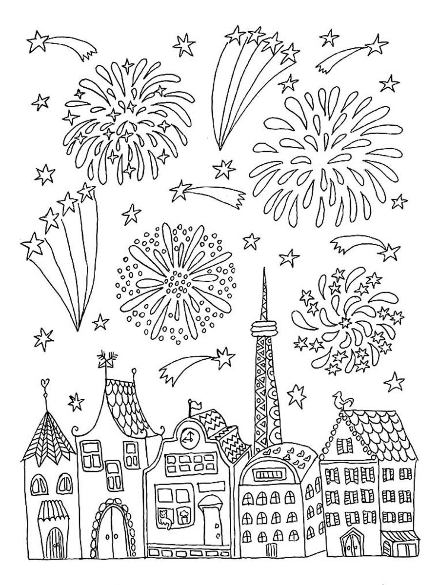 Free Fireworks Coloring Pages Download And Print Fireworks Coloring Pages Artofit