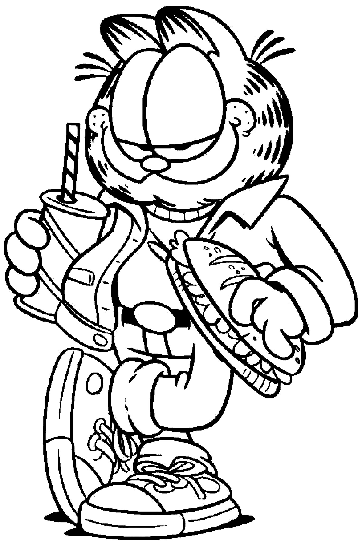 Free Garfield Coloring Page To Print Garfield Coloring Pages For Kids