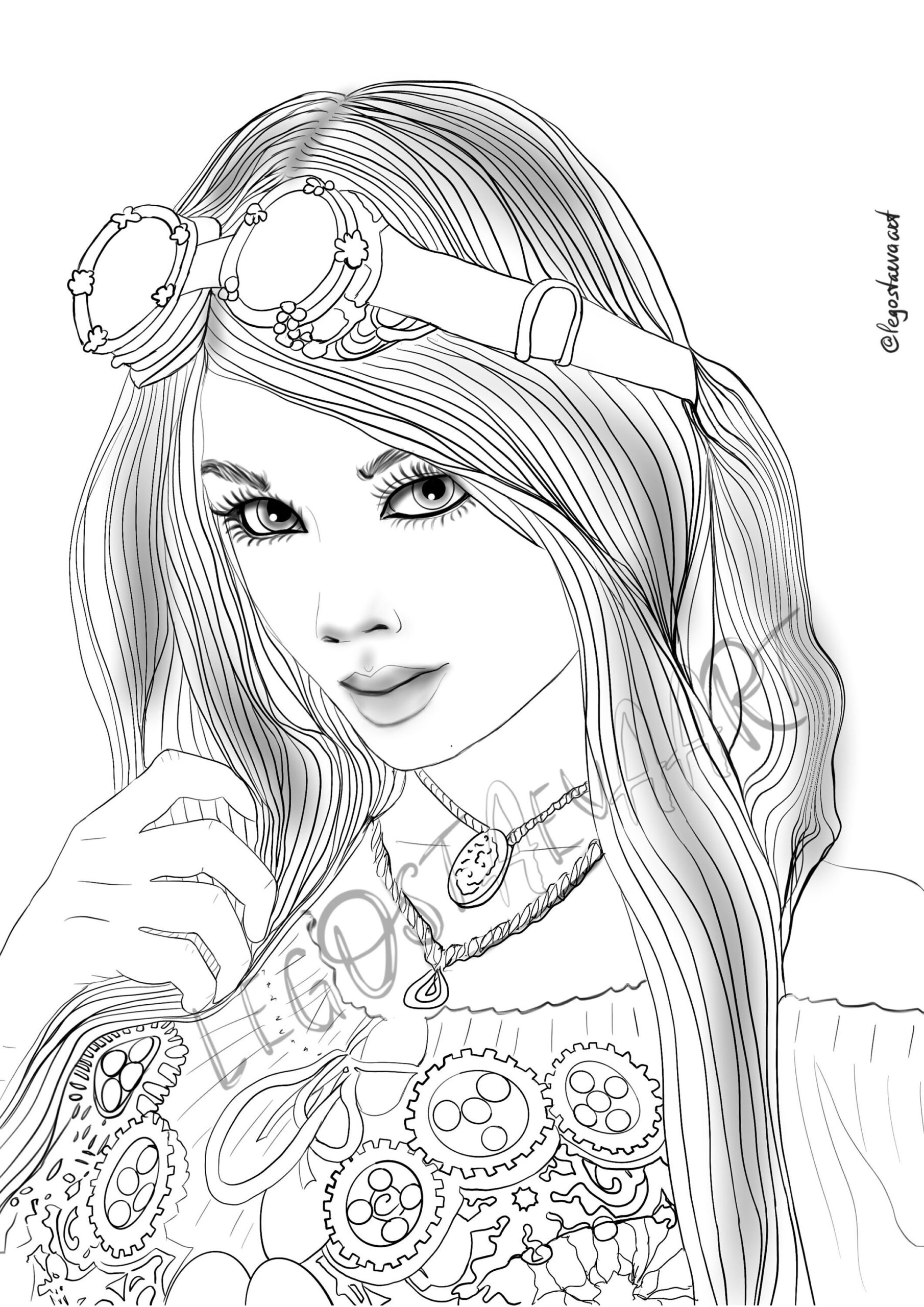 Printable Color Pages For Girls