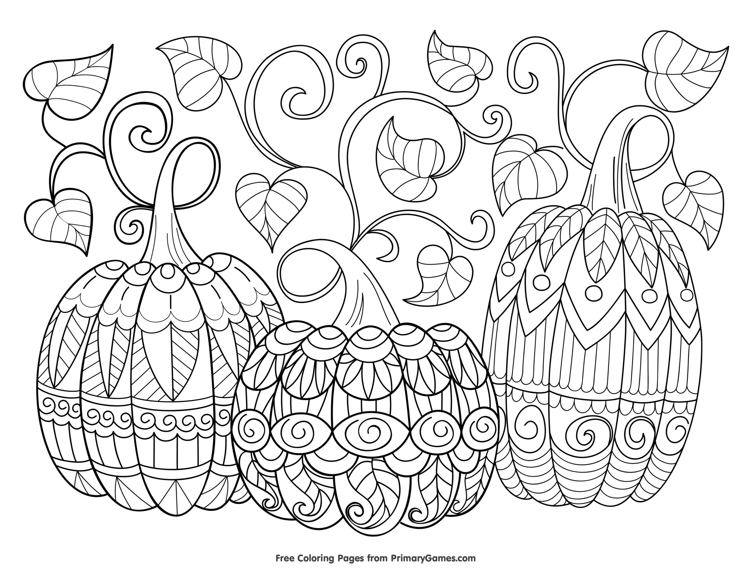 Adult Coloring Pages Halloween Printables