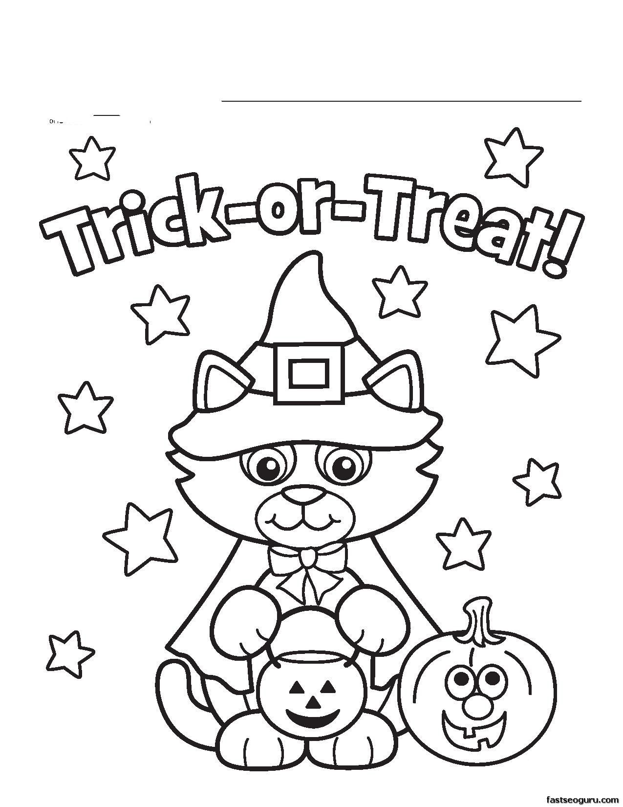 Halloween Coloring Pages Printable Free
