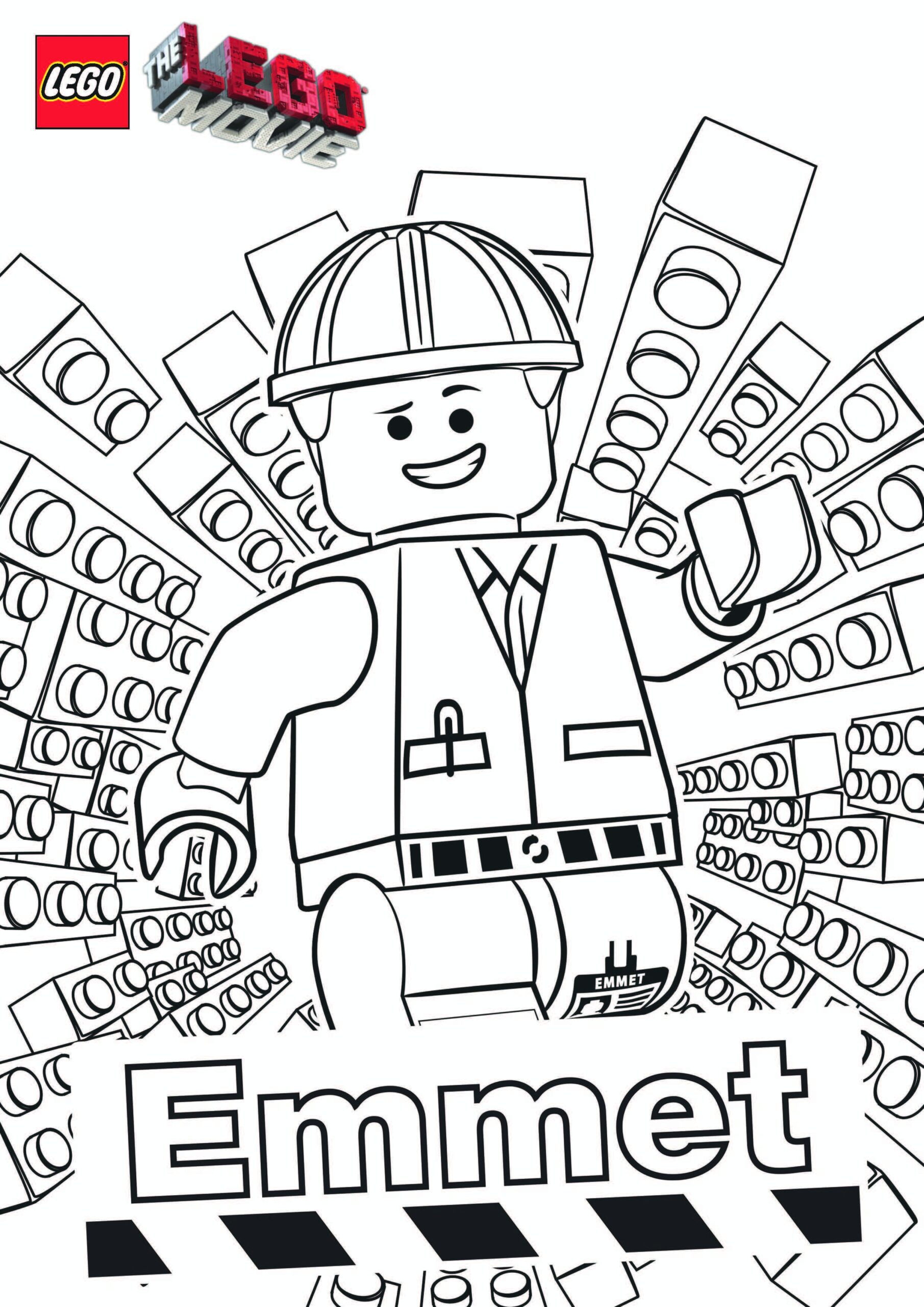Lego People Printable Coloring Pages