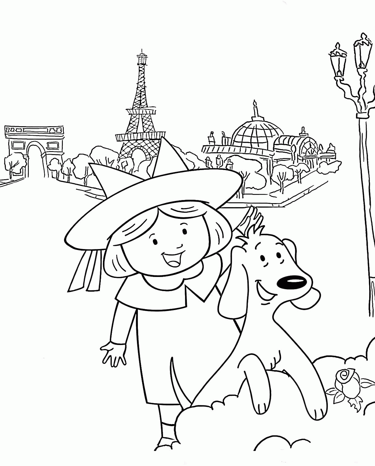 Free Madeline Coloring Pages Coloring Home