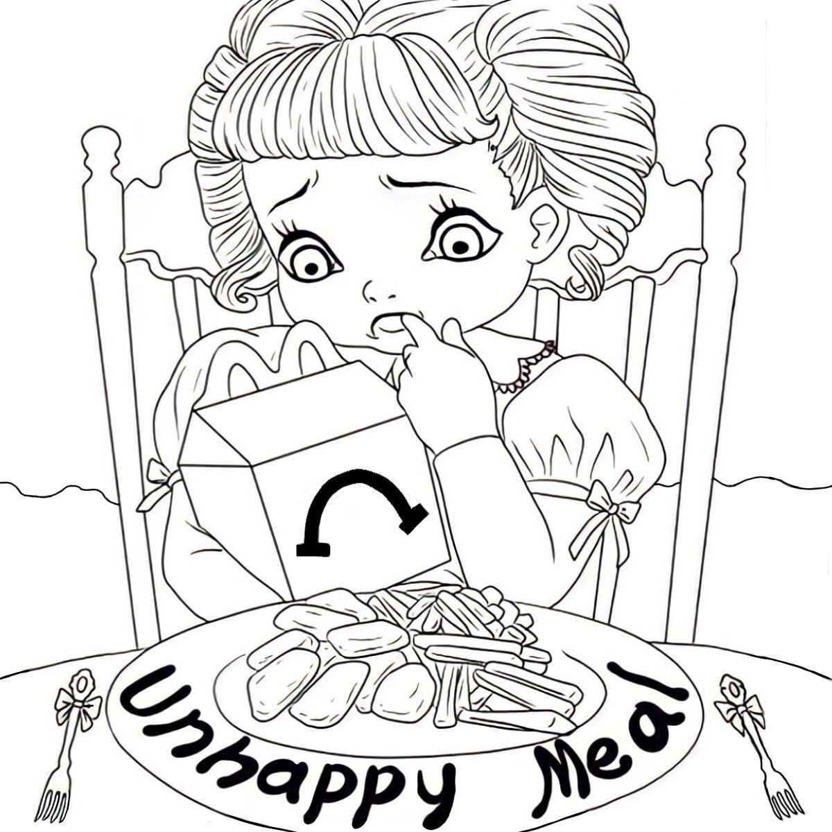 Printable Melanie Martinez Coloring Pages