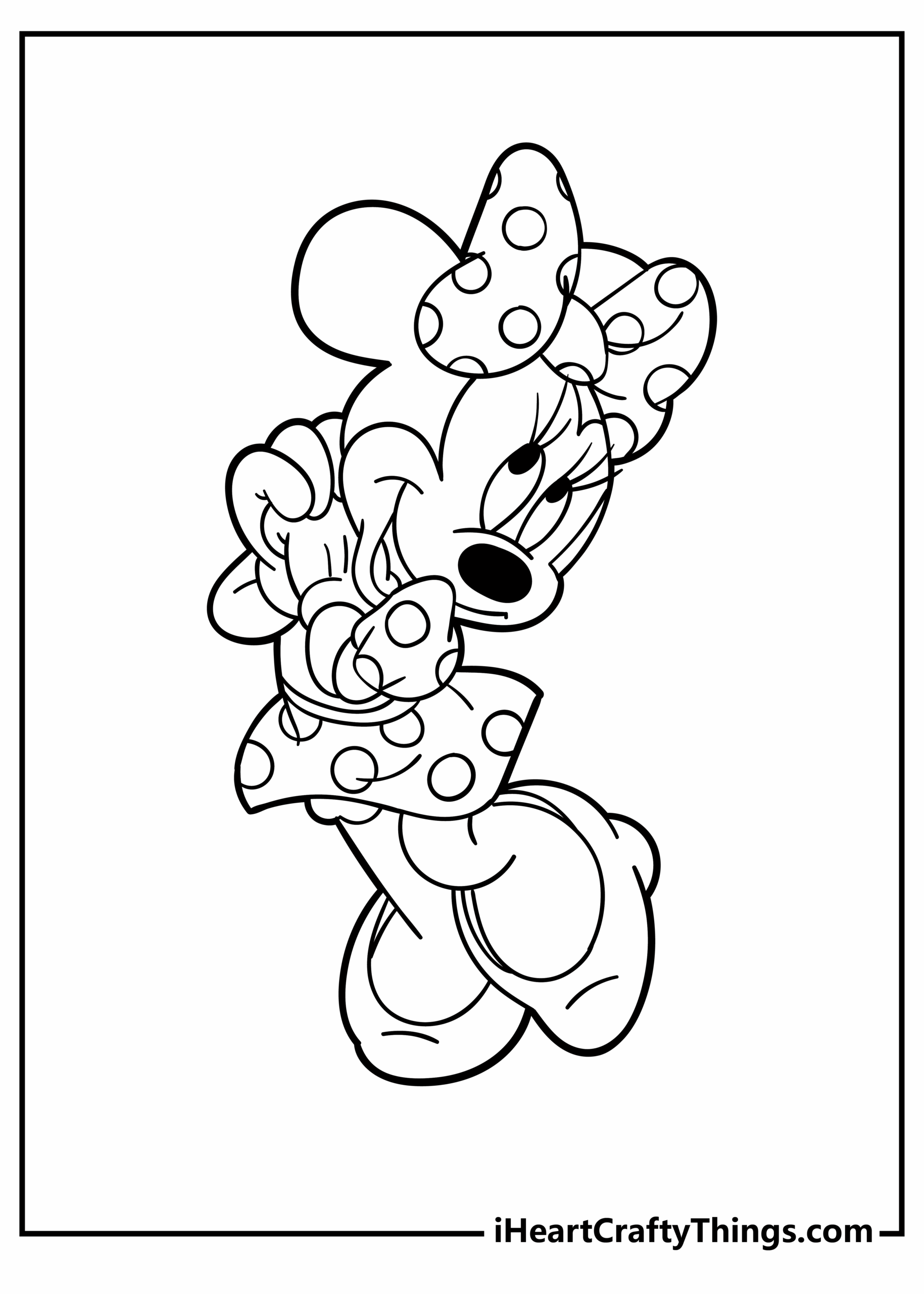 Free Minnie Mouse Printable Coloring Pages Printable Form Templates And Letter