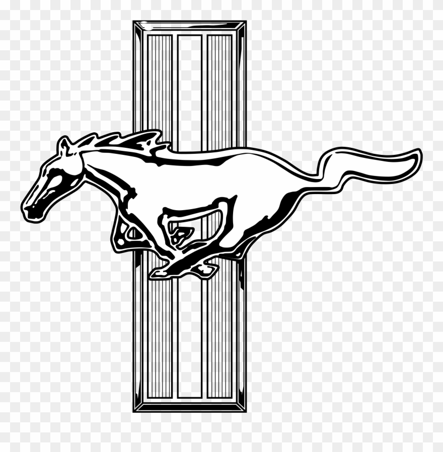 Free Mustang Logo Coloring Pages Sketch Coloring Page