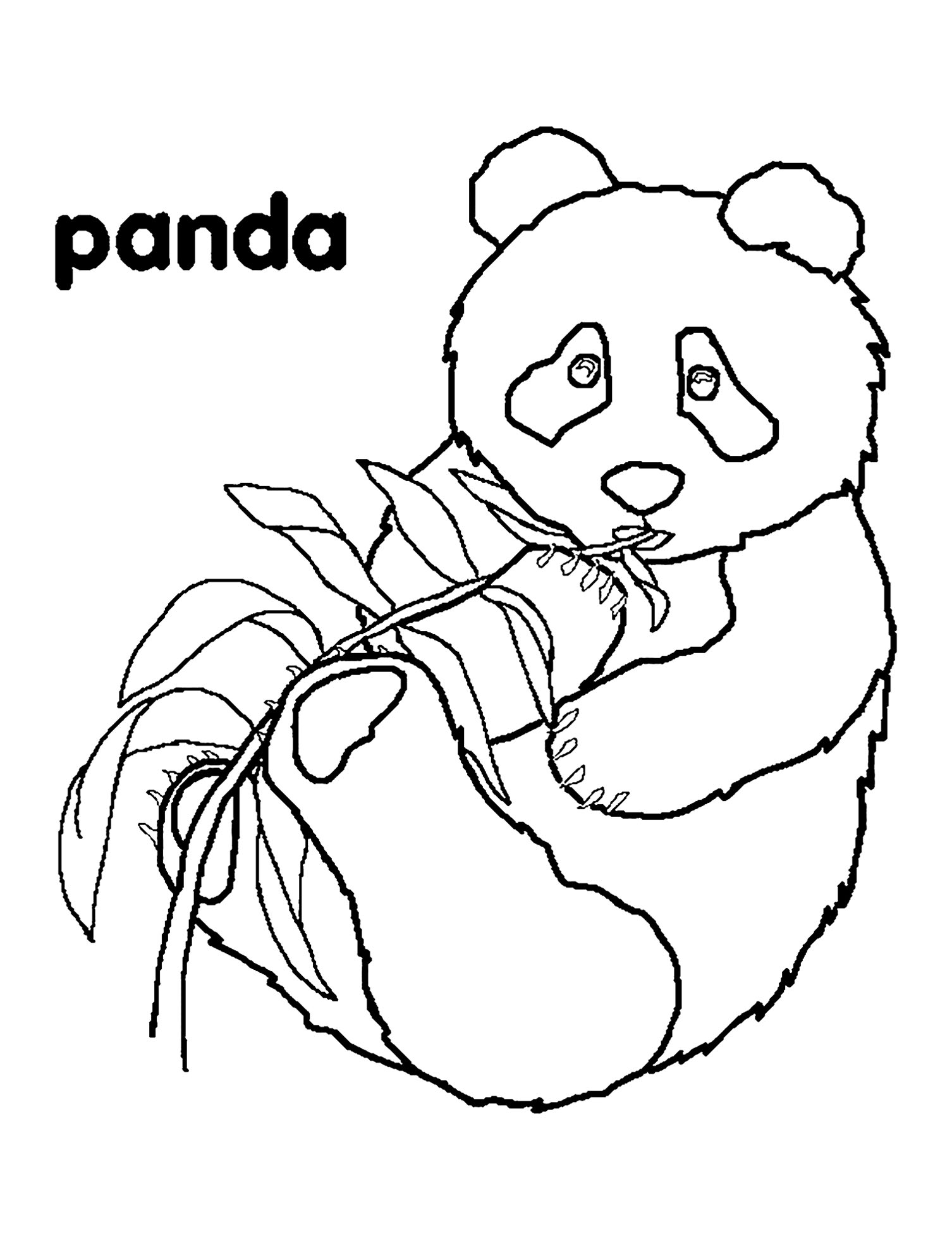 Panda Coloring Pages Printable