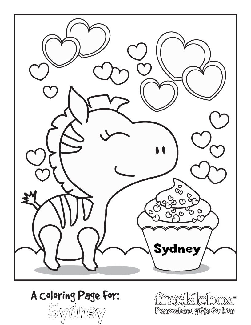 Personalized Coloring Pages Free Printable