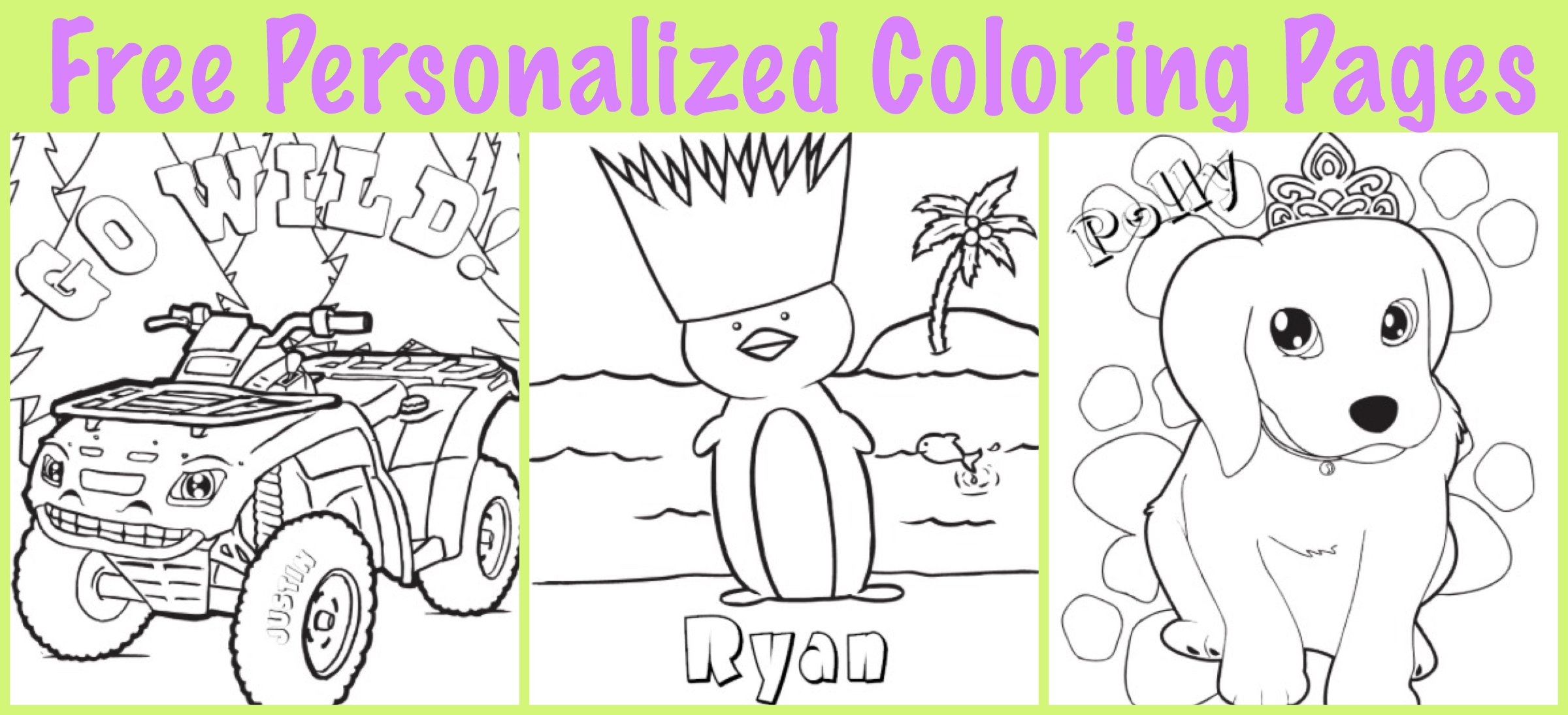 FREE Personalized Printable Coloring Pages For Kids PartyIdeaPros