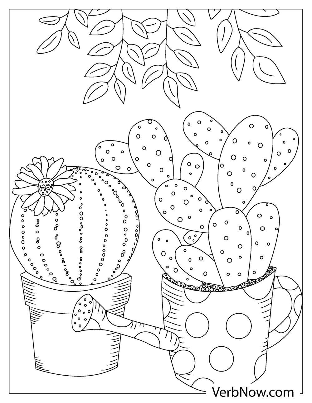 Free PLANT Coloring Pages For Download Printable PDF