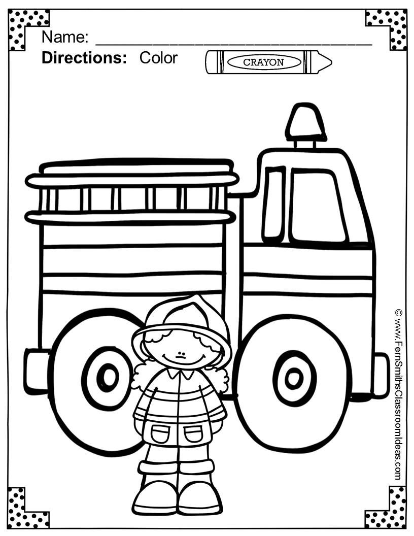 Free Printable 911 Coloring Pages