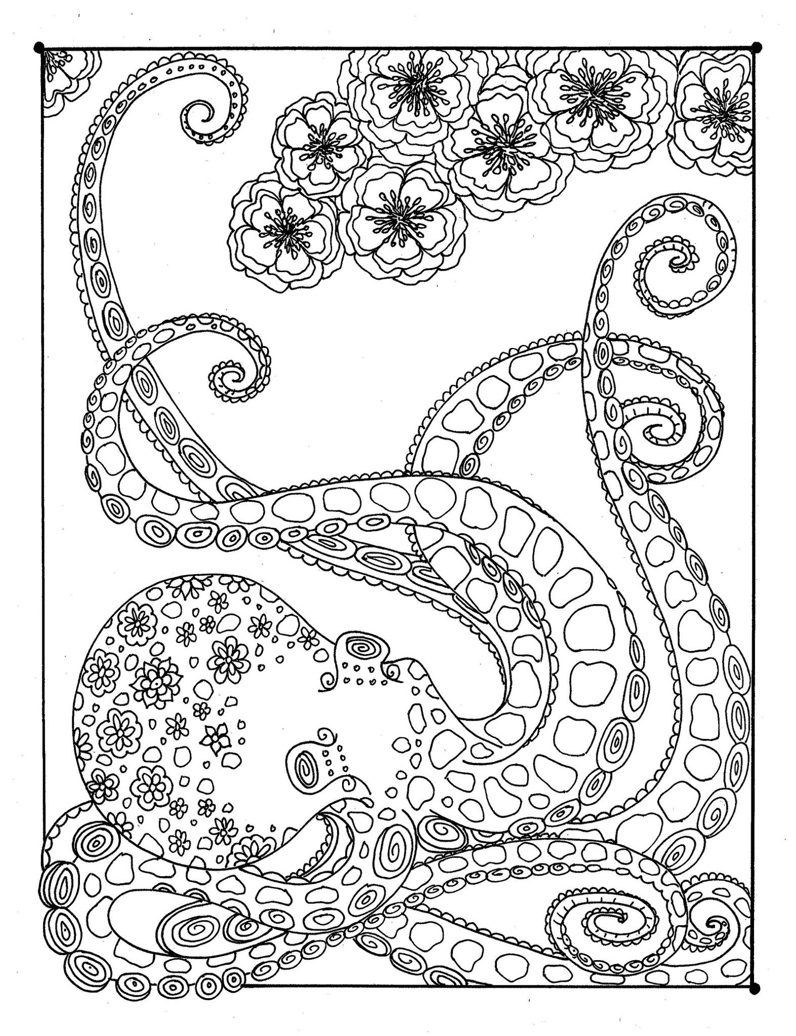 Coloring Page For Adults Printable