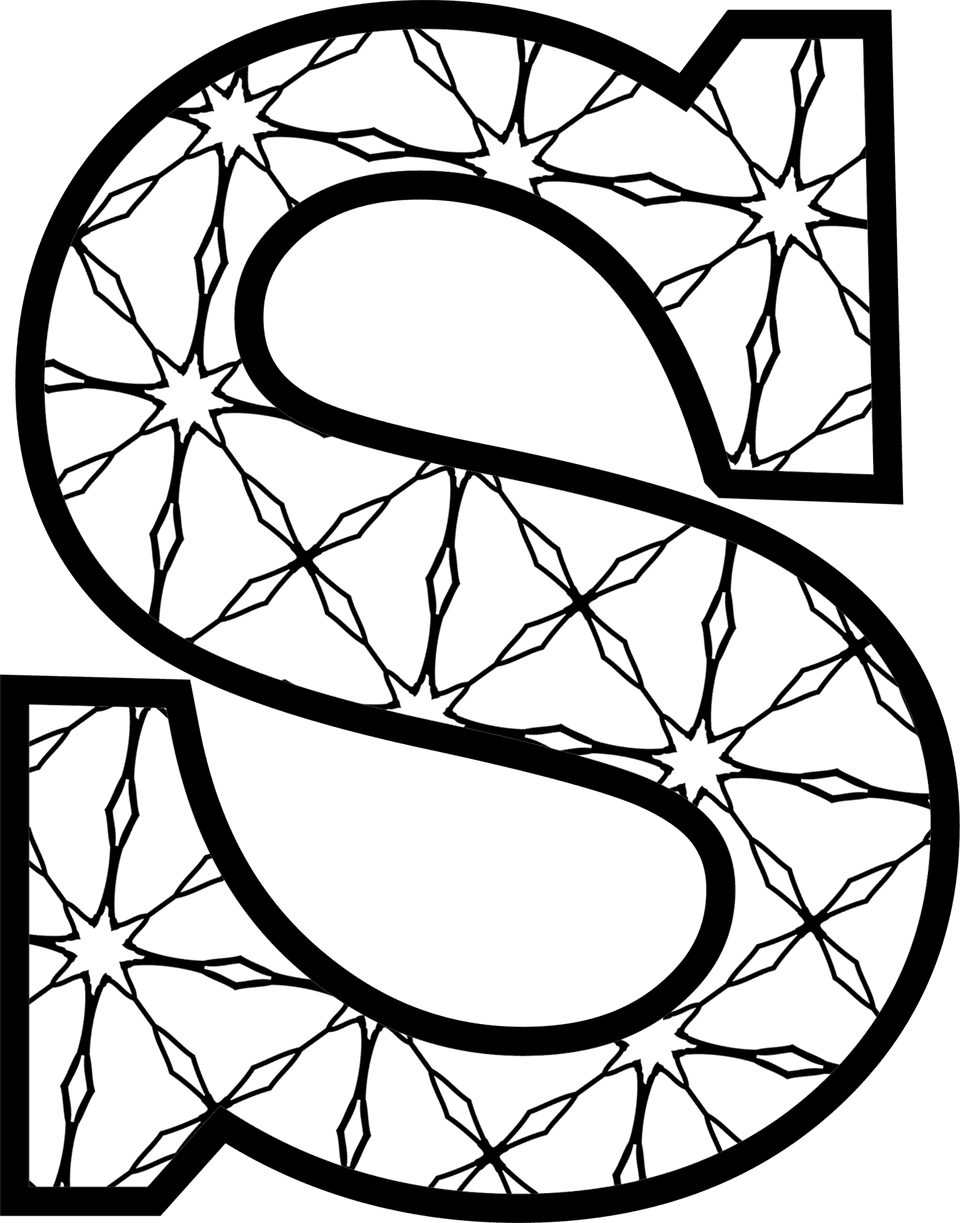 Free Printable Alphabet Letters Coloring Pages