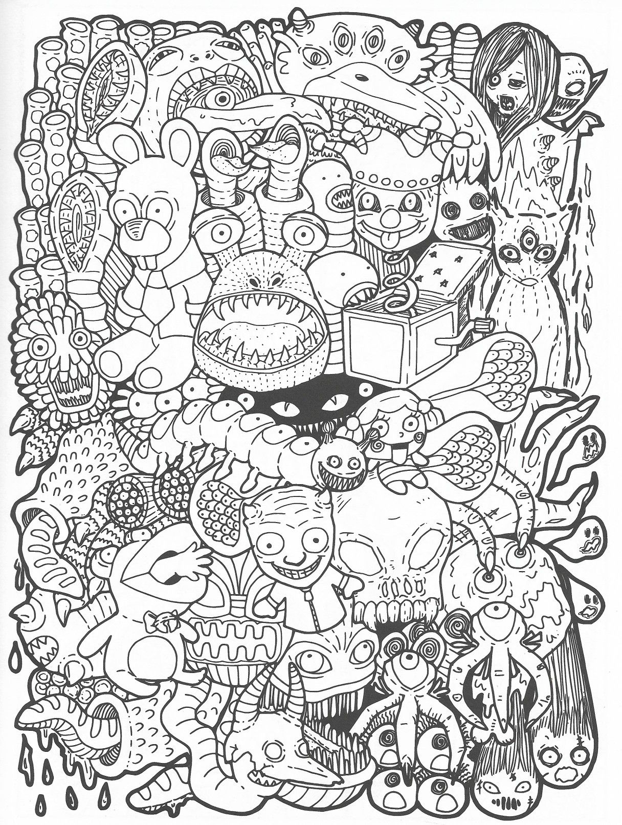 Free Printable Badass Coloring Pages