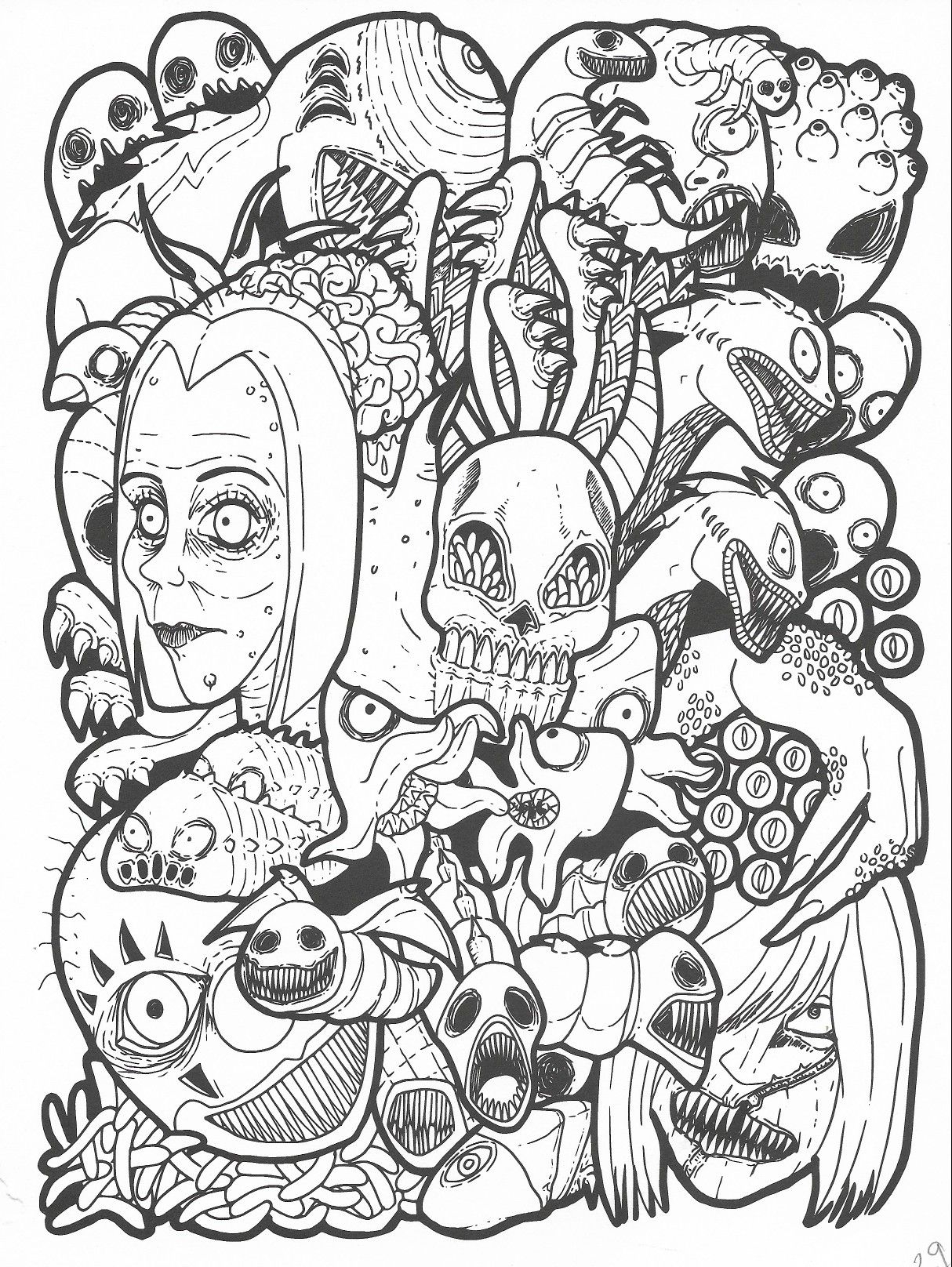 Free Printable Badass Coloring Pages