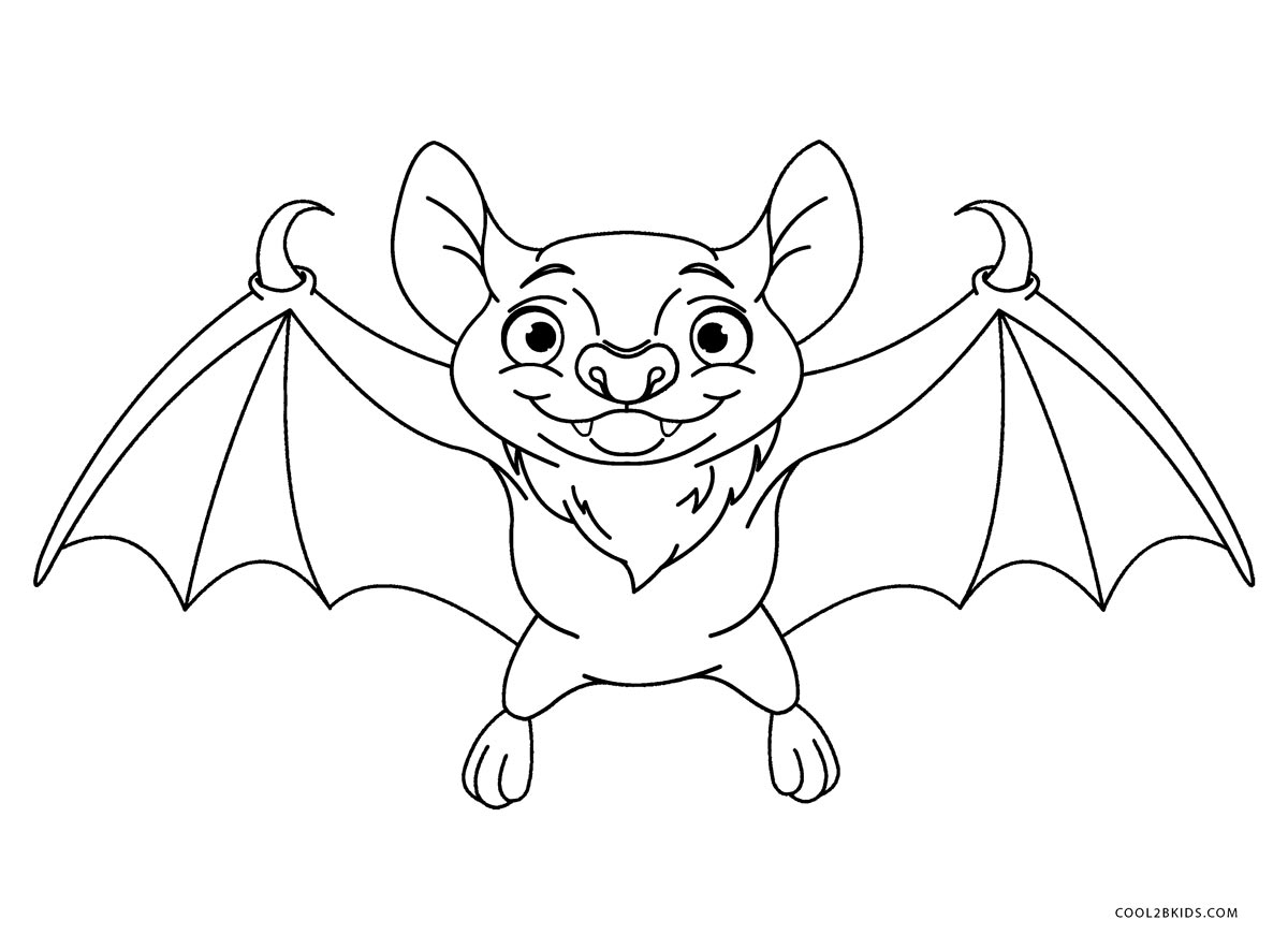 Free Printable Bat Coloring Pages For Kids