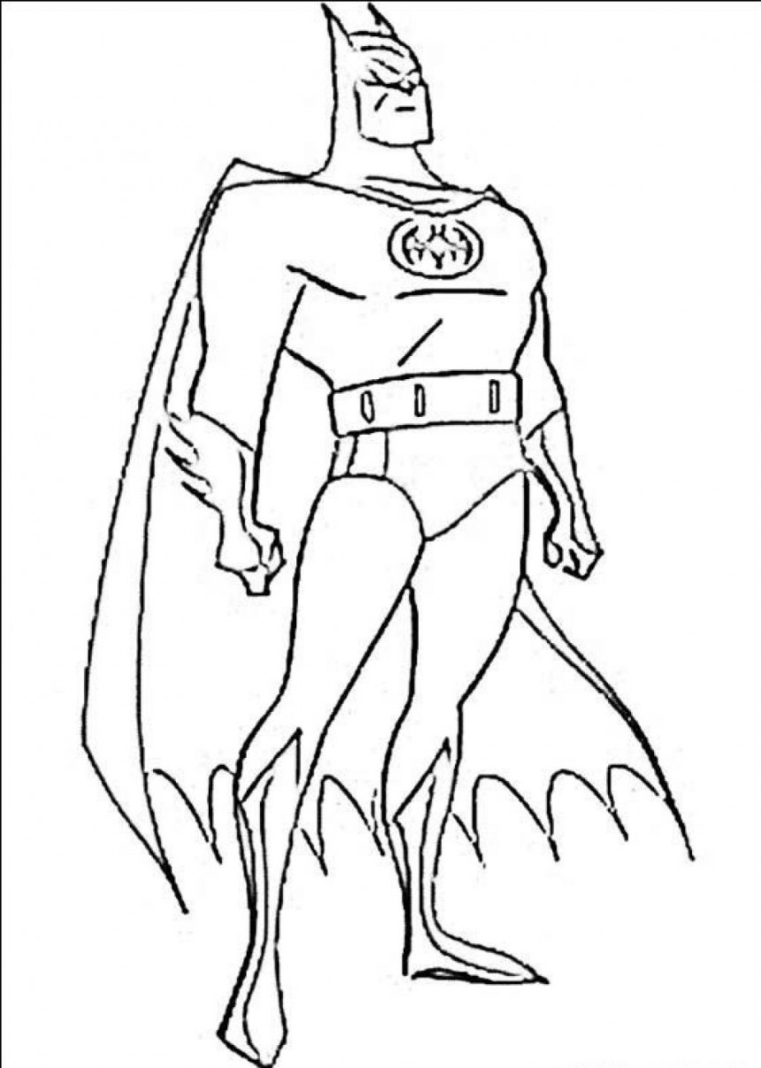 Free Printable Batman Coloring Pages For Kids