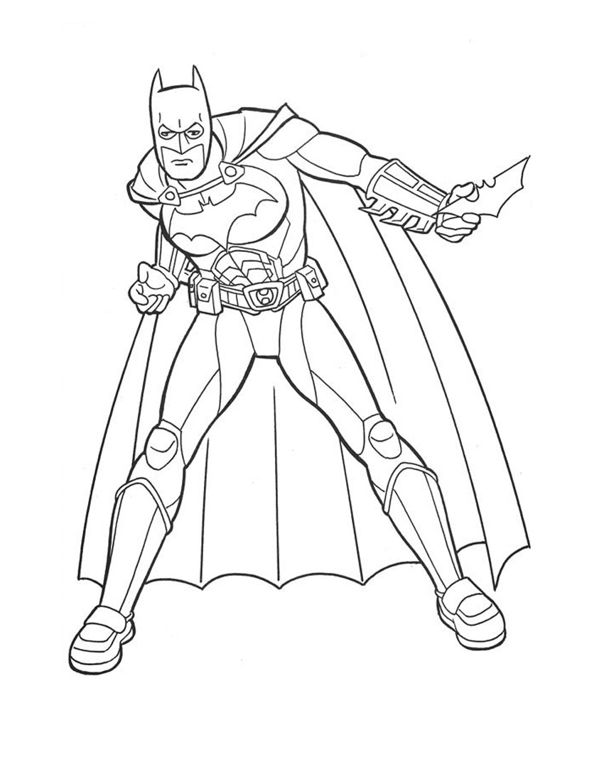 Batman Coloring Pages Printable