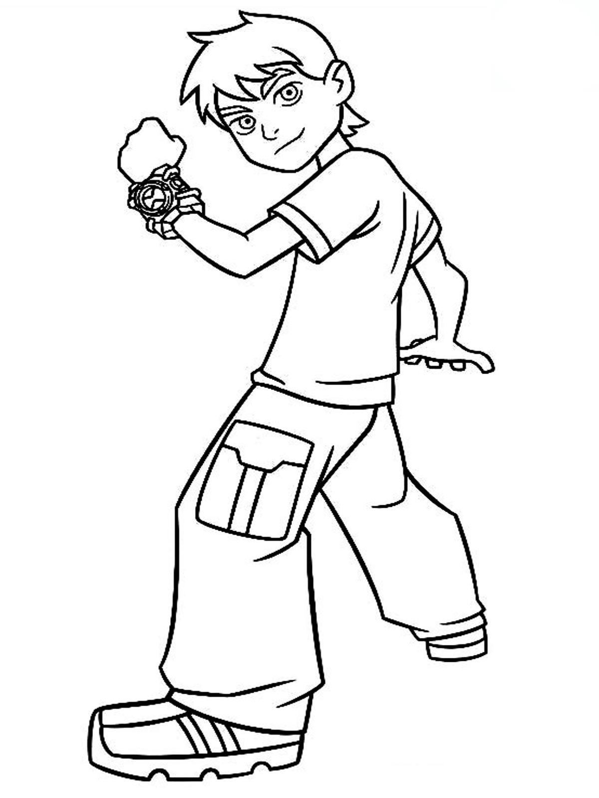 Printable Ben 10 Coloring Pages