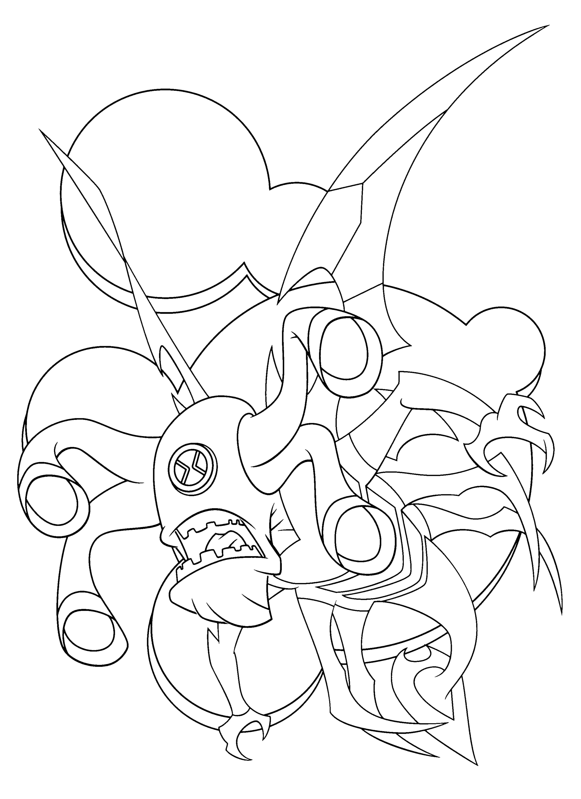 Ben 10 Coloring Pages Printable
