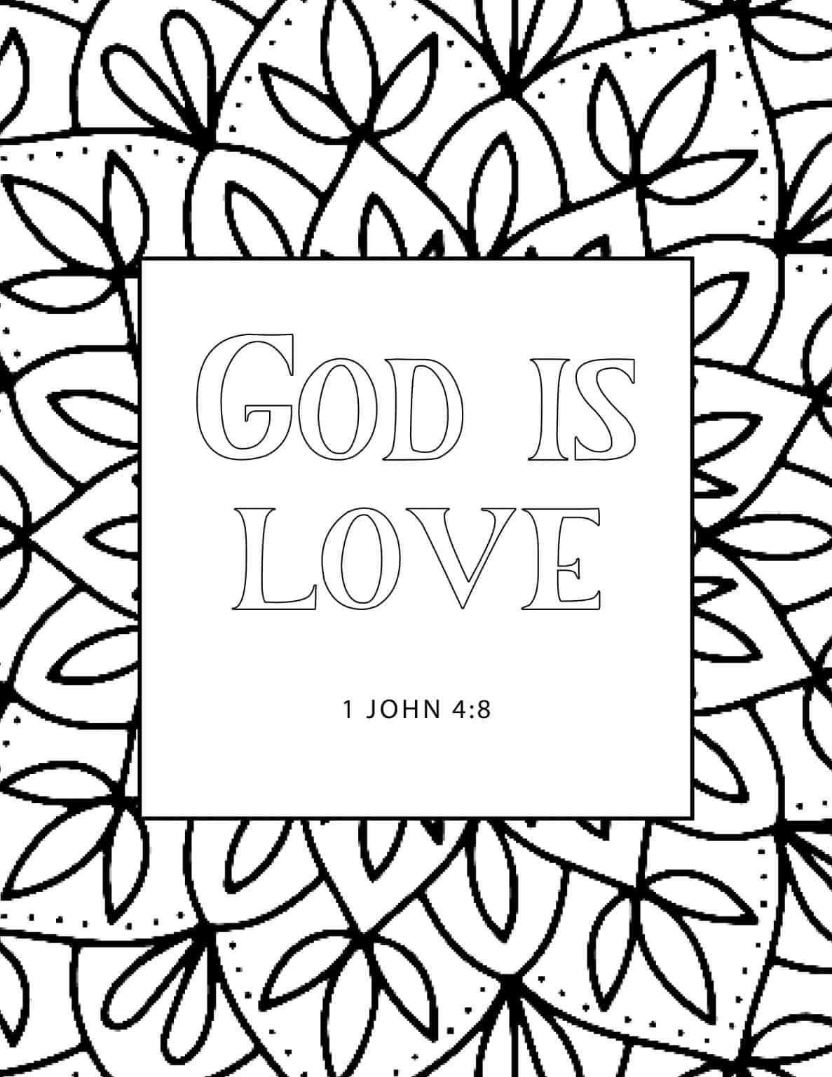 Free Printable Scripture Coloring Pages