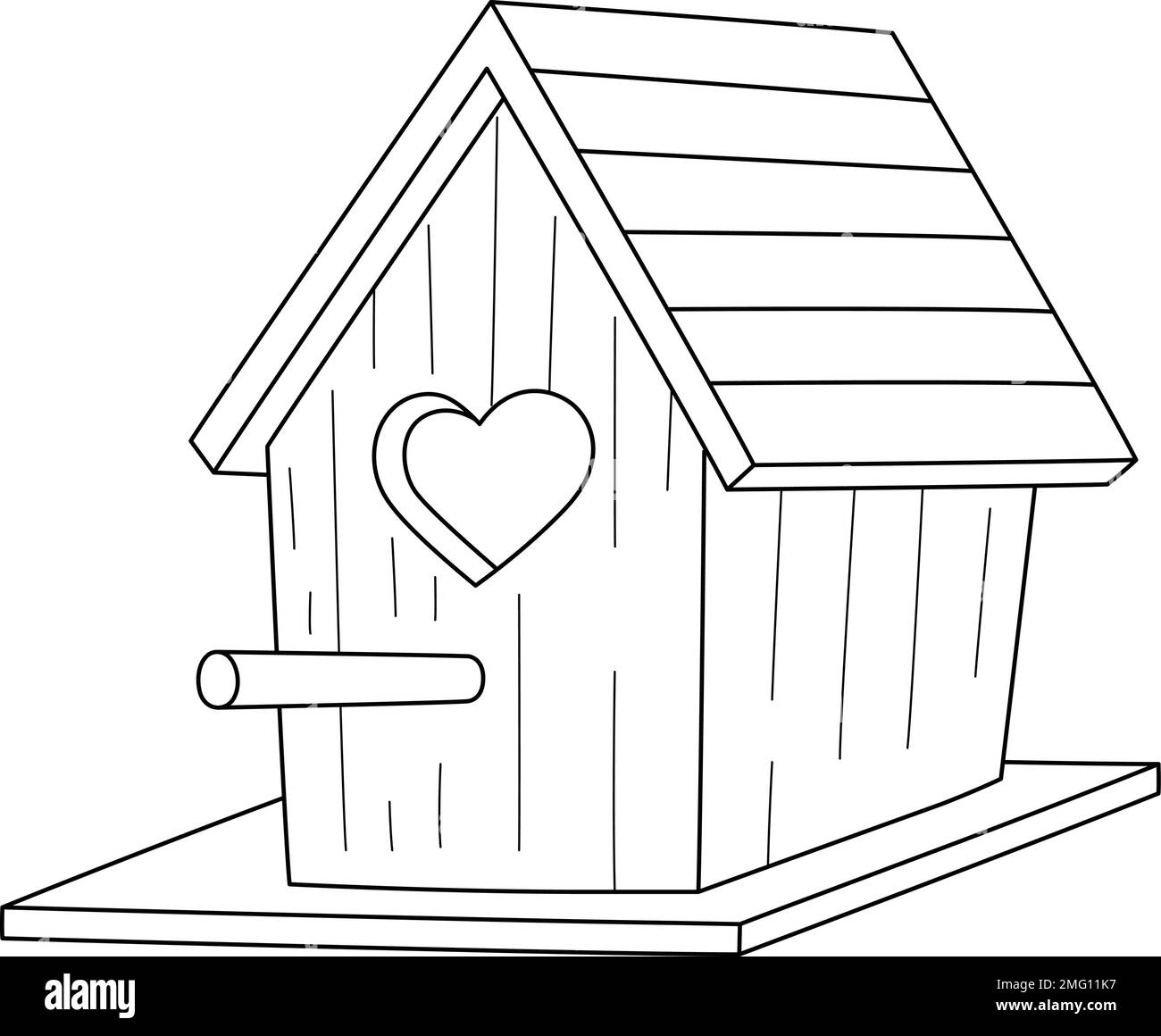 Free Printable Bird House Coloring Pages