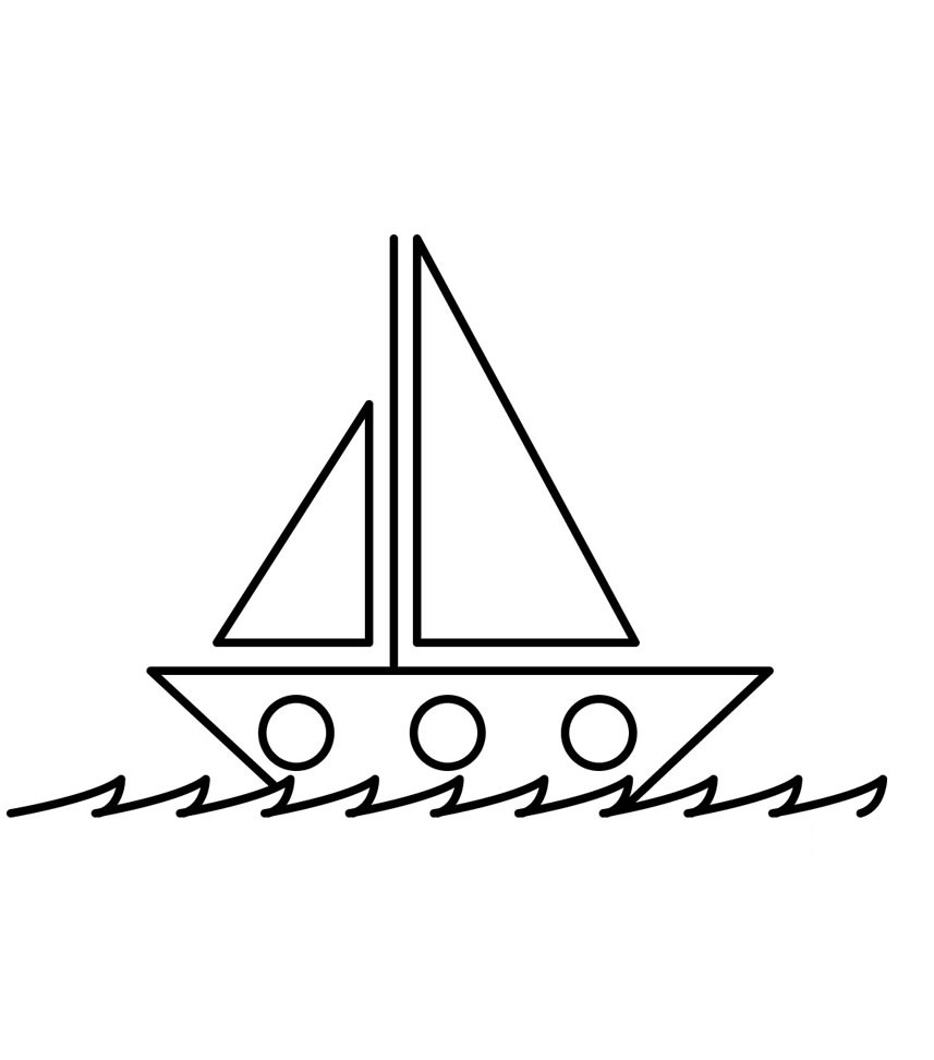 Boat Coloring Pages Printable