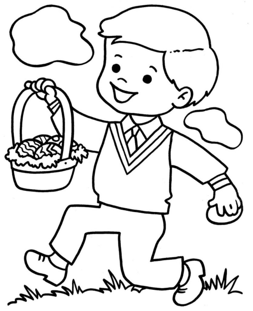 Printable Boy Coloring Pages