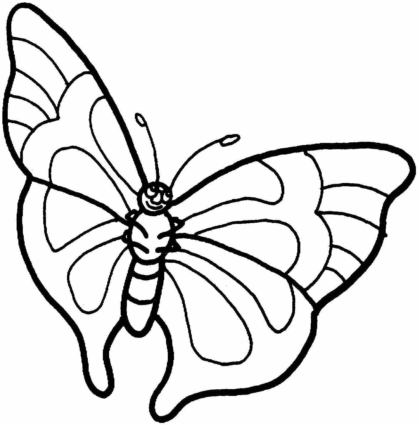 Printable Butterfly Color Pages