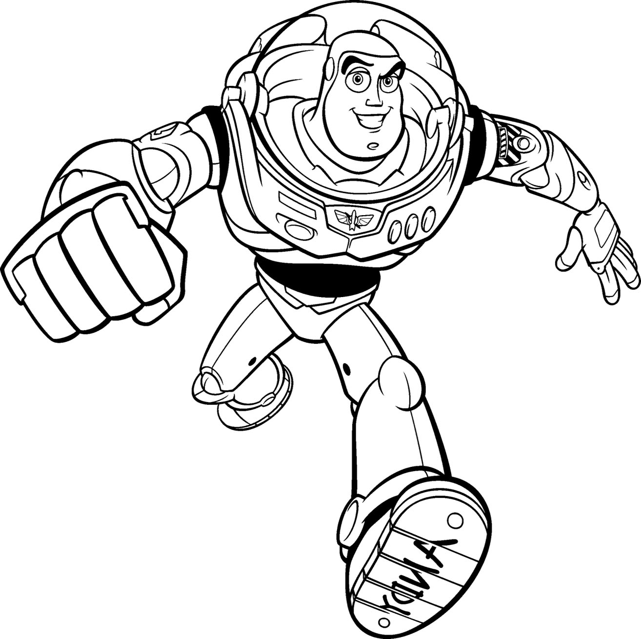 Buzz Lightyear Printable Coloring Pages