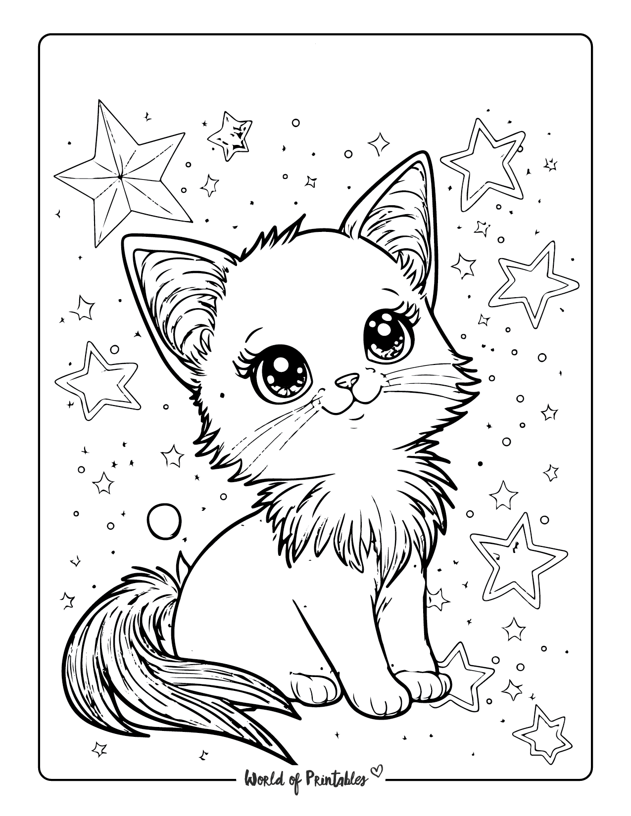 Printables Coloring Pages Cat