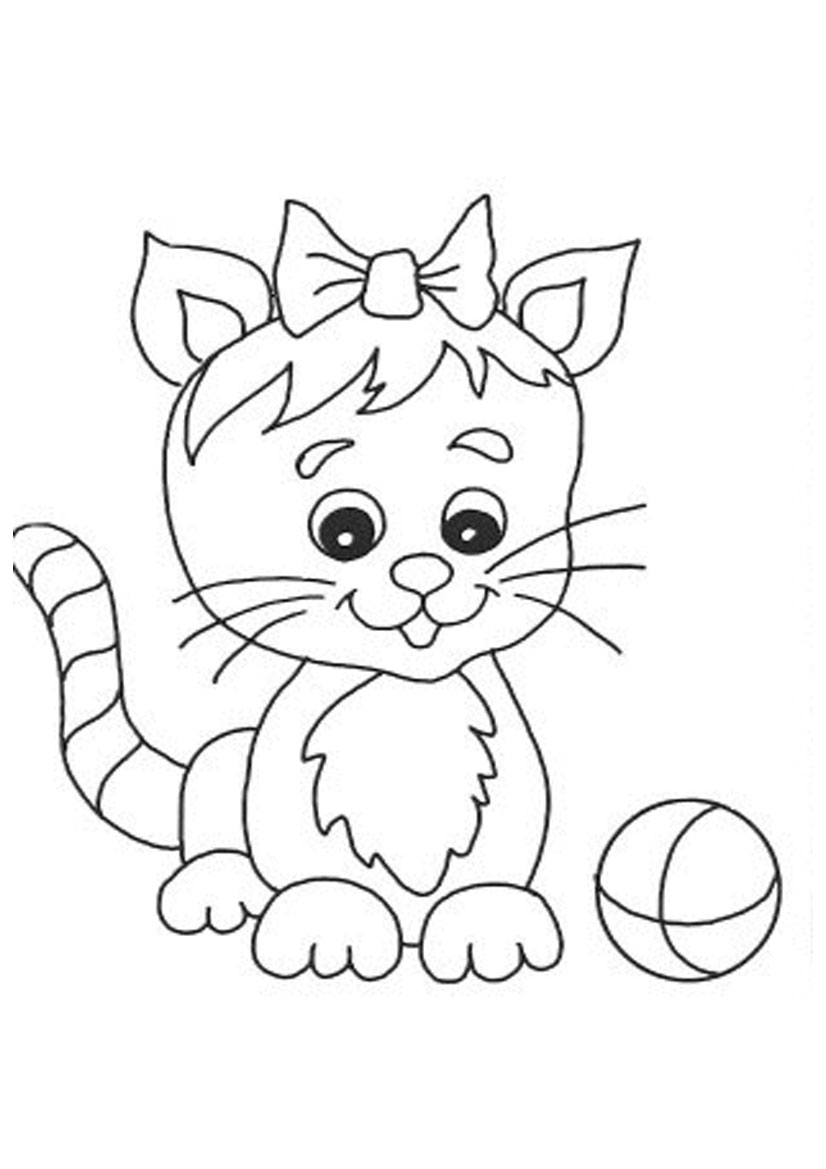 Free Printable Cat Coloring Pages