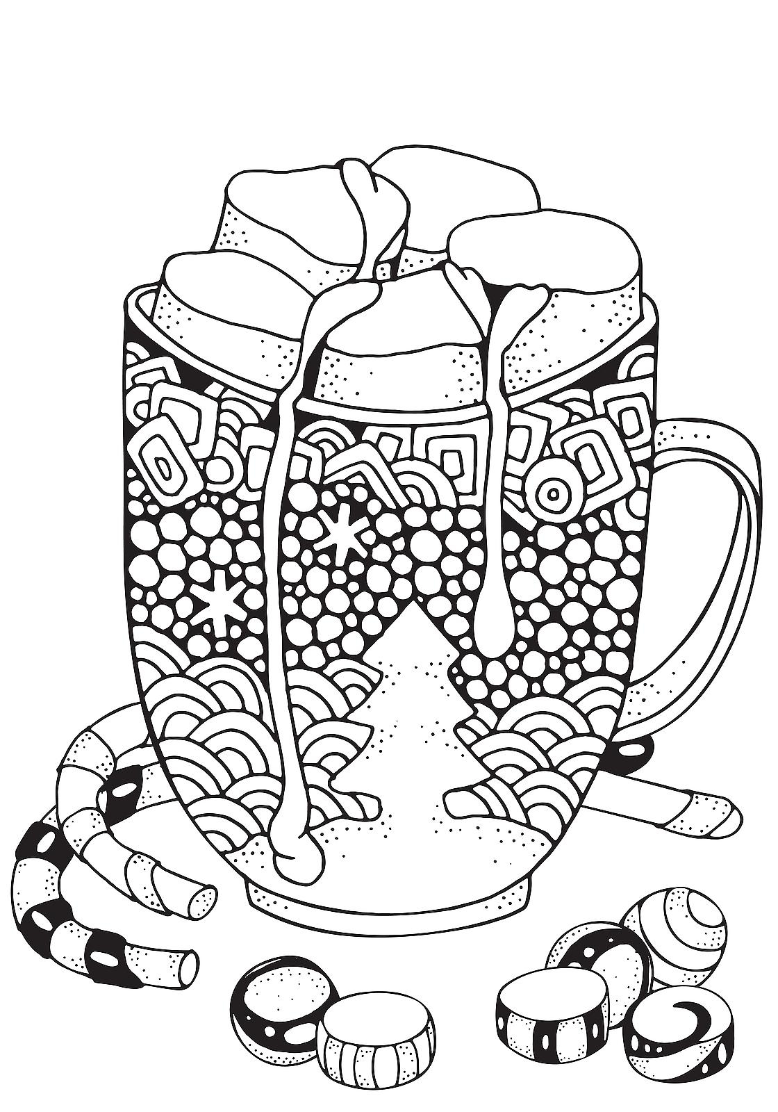 Free Printable Christmas Color Pages For Adults Free Christmas Coloring Pages Boditewasuch