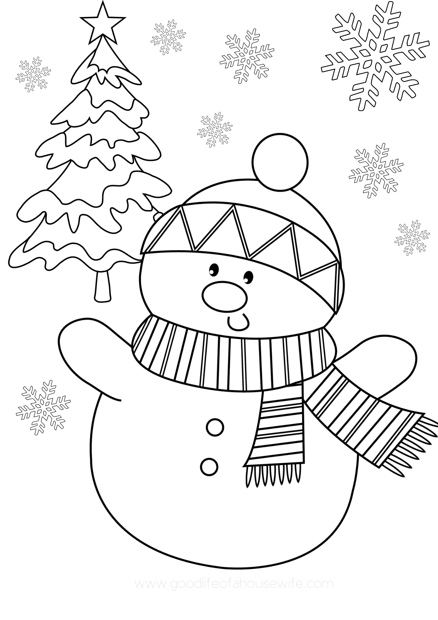 Free Printable Coloring Pages Christmas