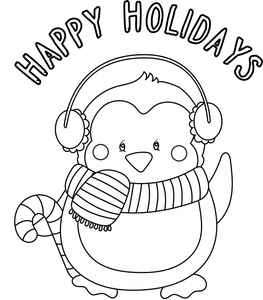 Free Printable Christmas Coloring Pages Fun Crafts Kids